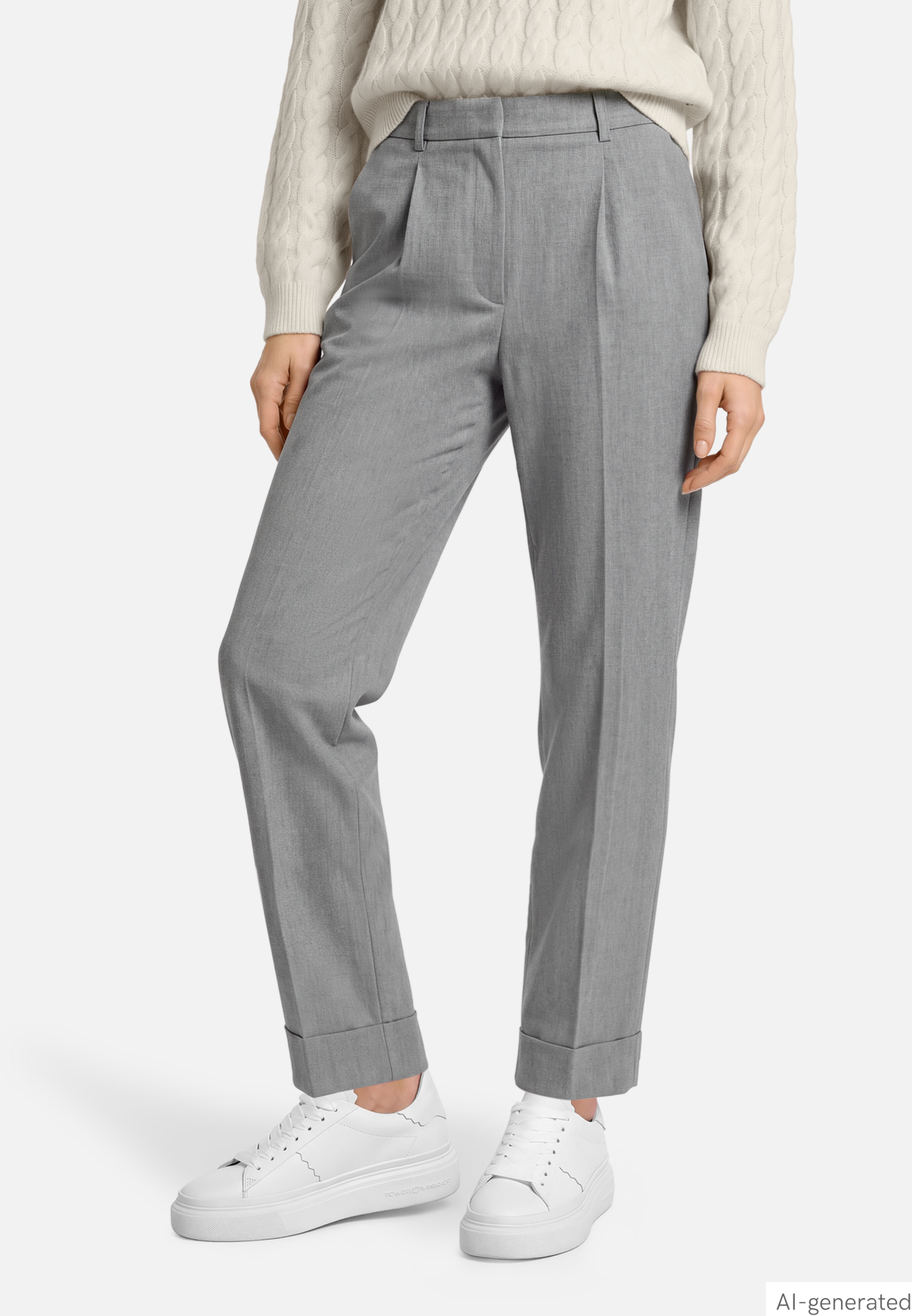 Stoffhose  mit Bügelfalte