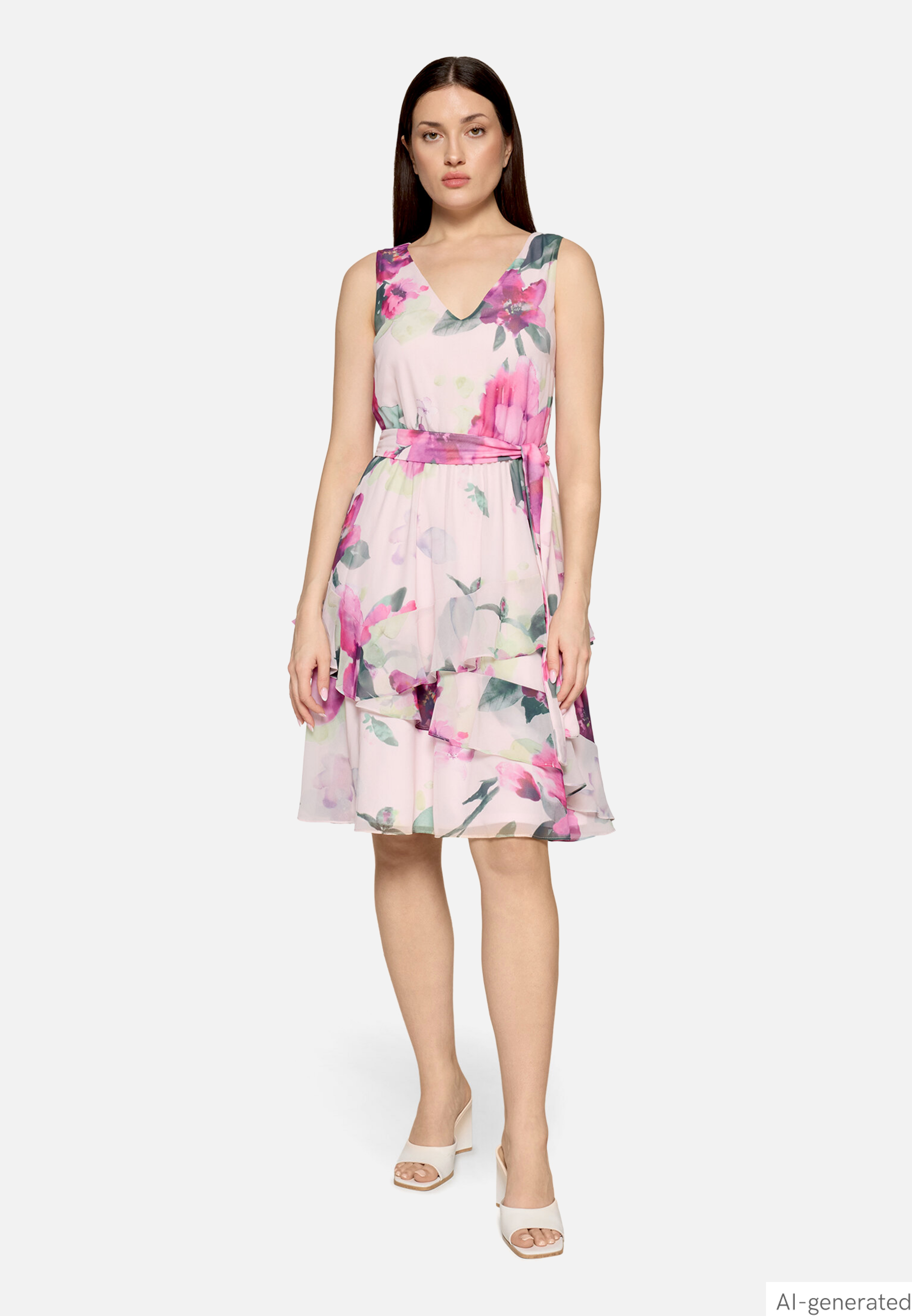 Cocktailkleid mit Volant