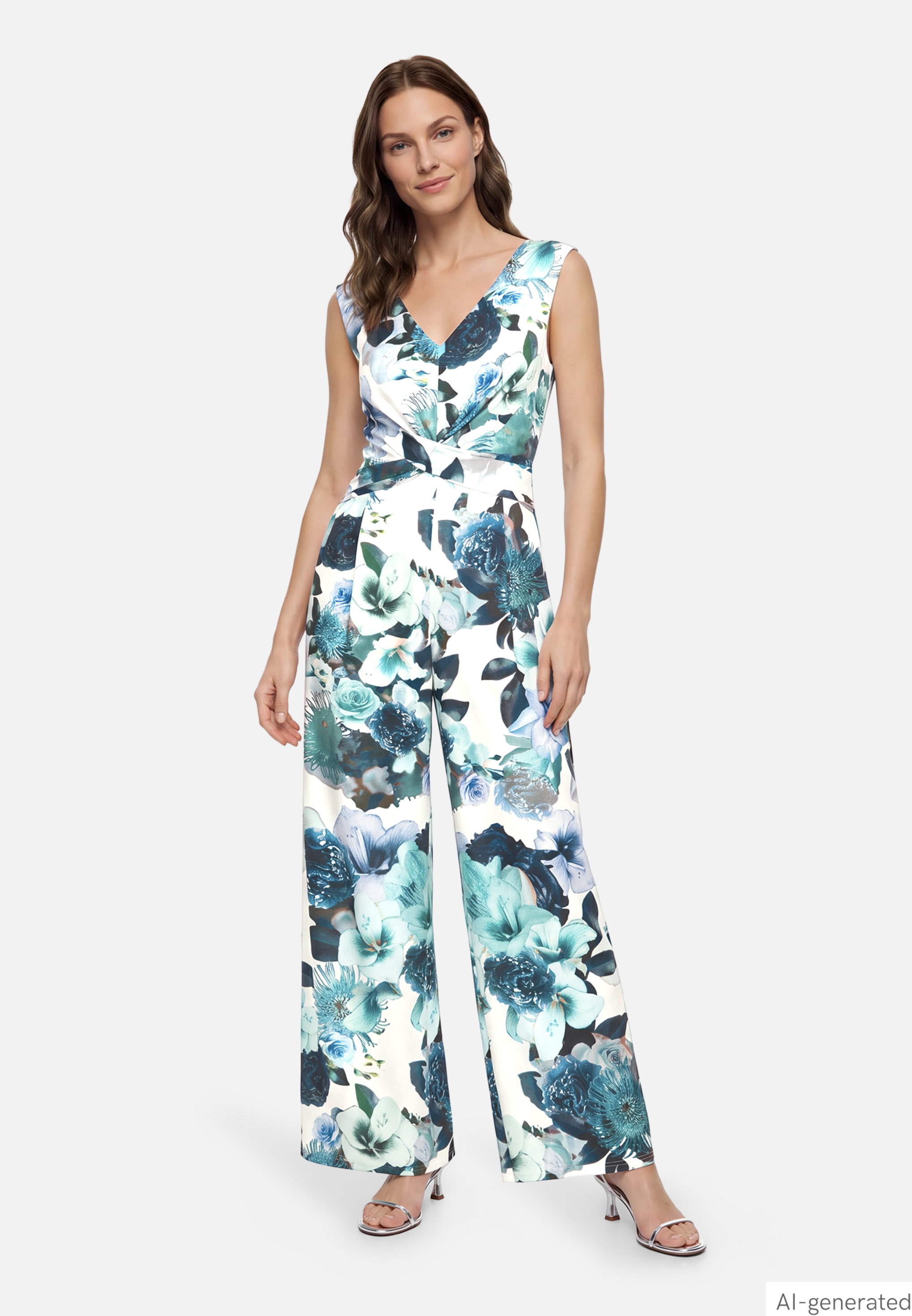 Jumpsuit mit Raffung