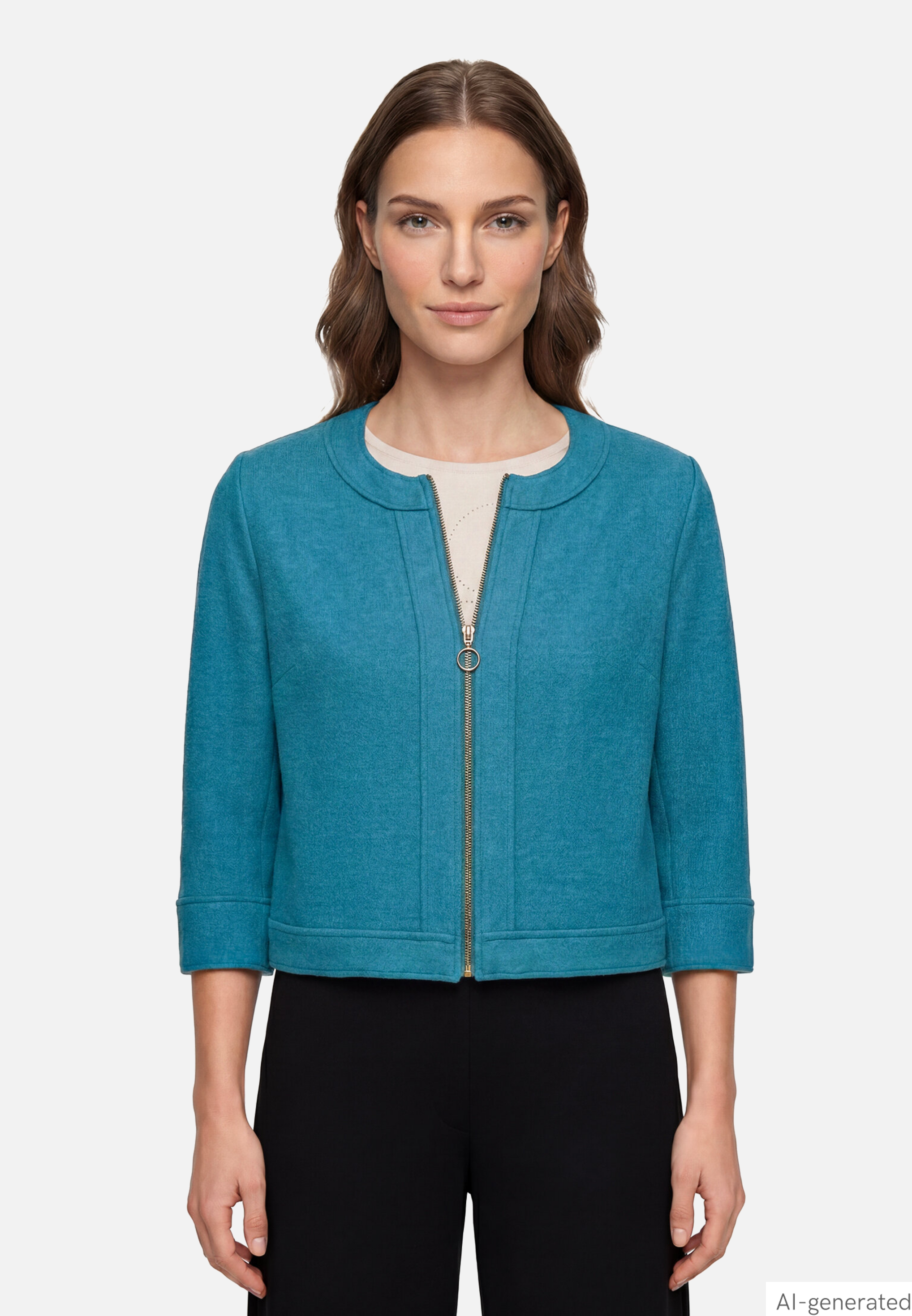Blazer-Jacke mit 3/4 Arm