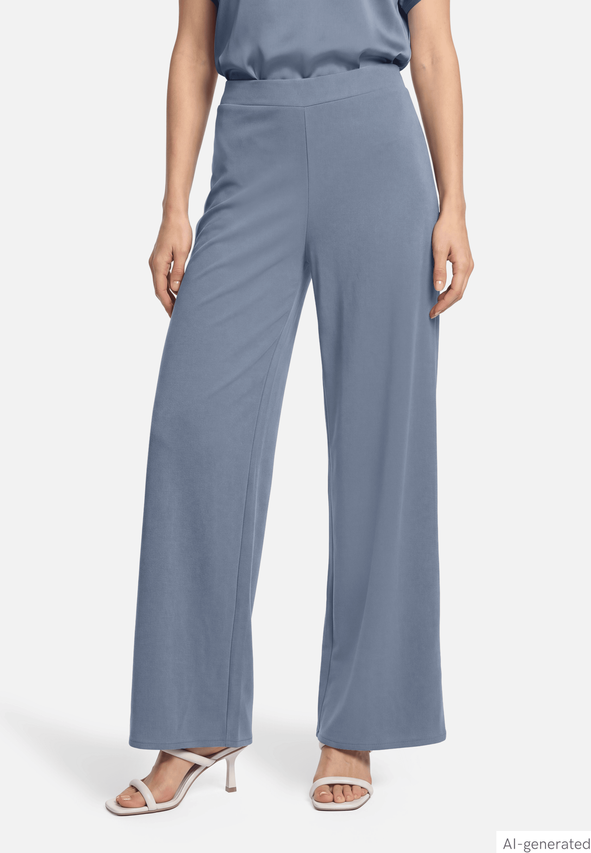 Marlene-Hose mit Schlitz