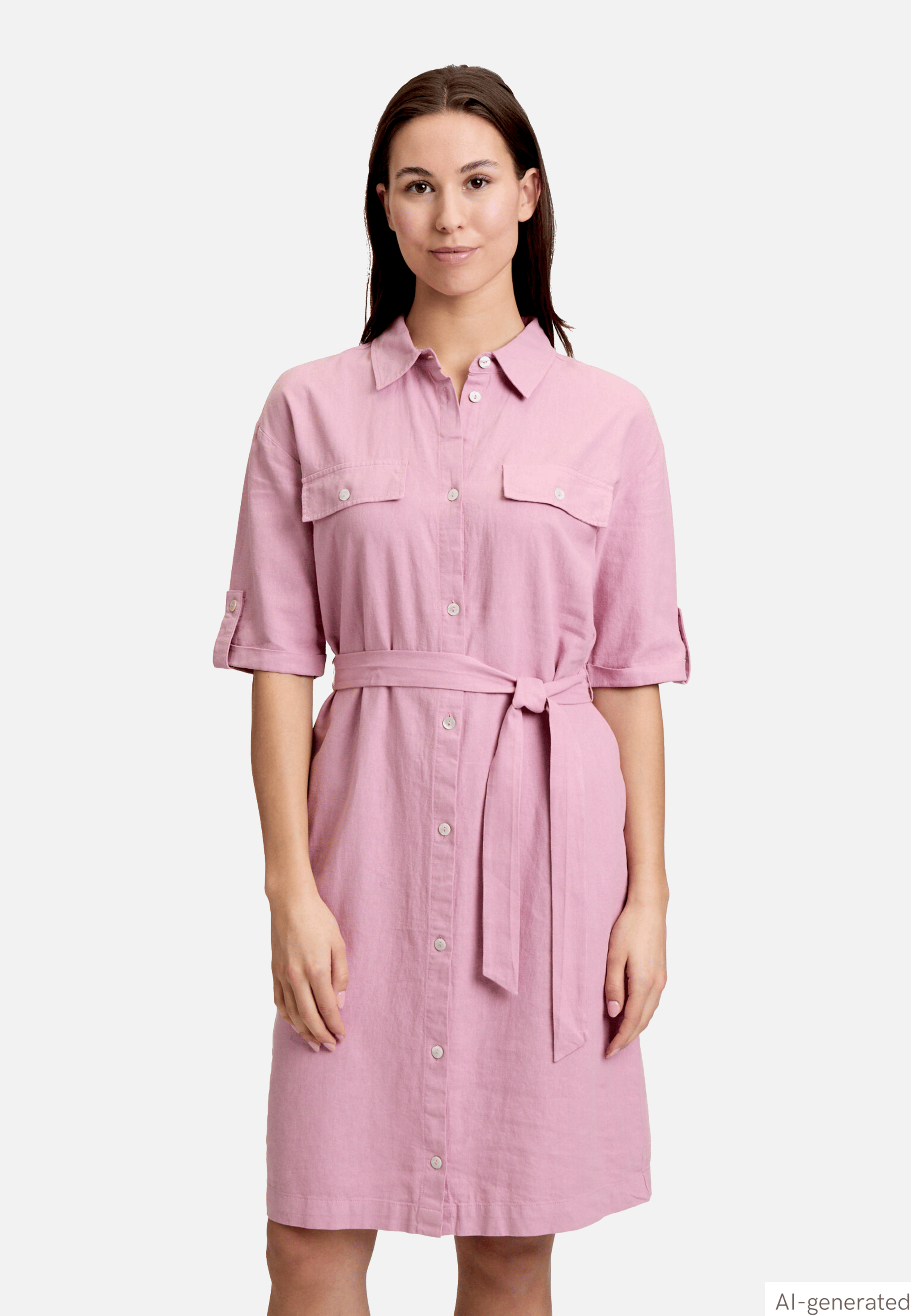 Freizeitkleid mit Gürtel