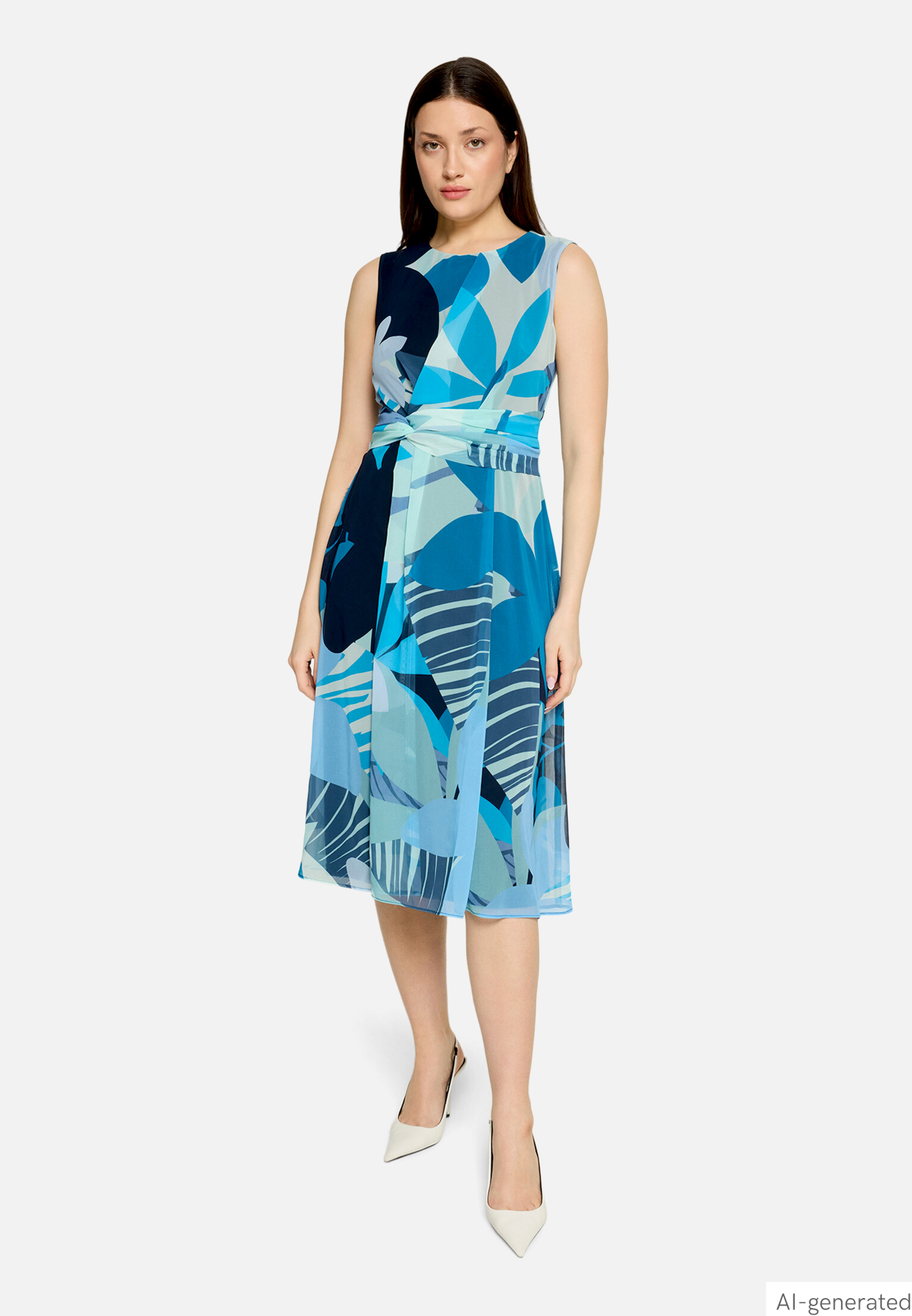 Midikleid ohne Arm