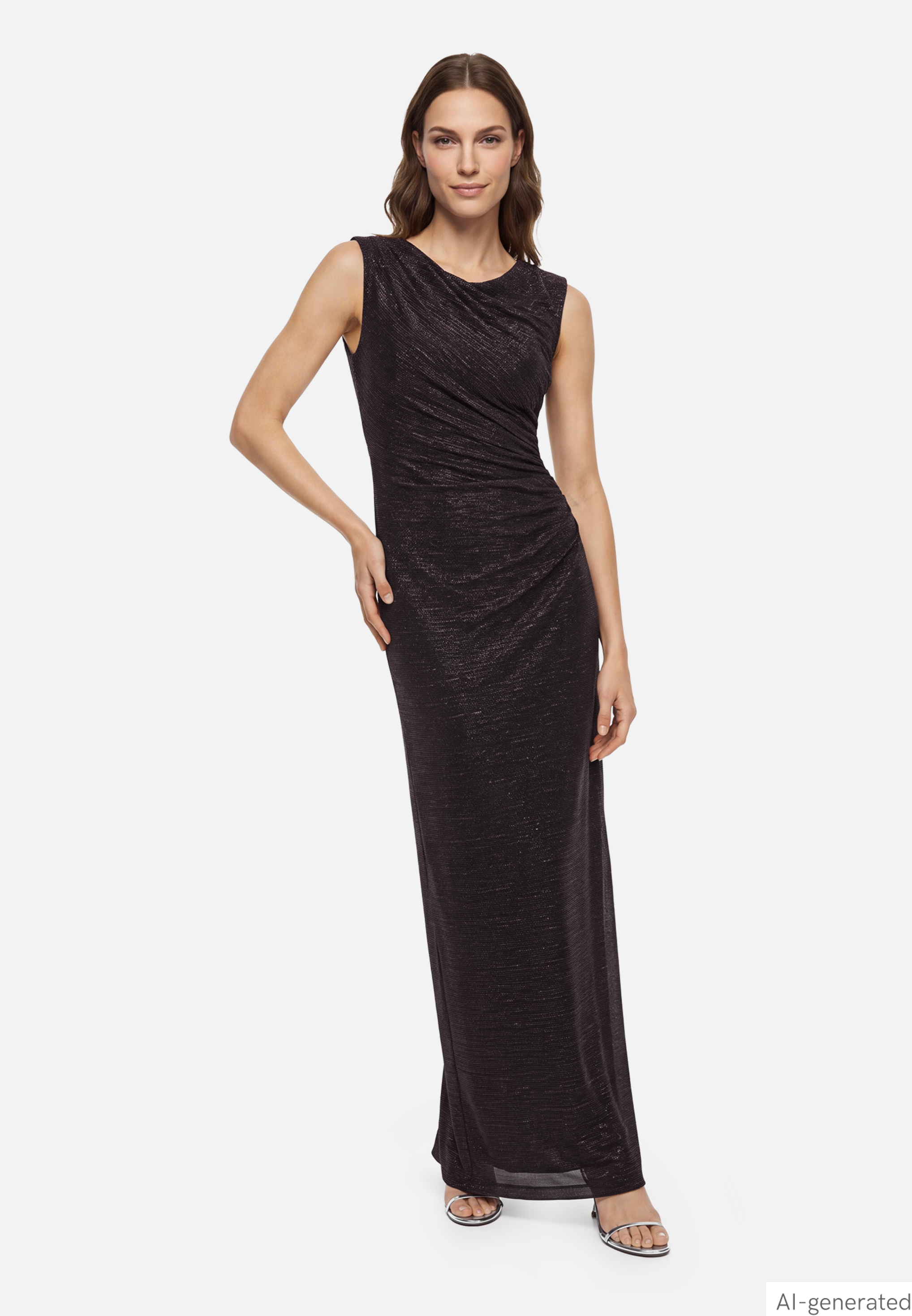 Abendkleid im Glitzer-Look