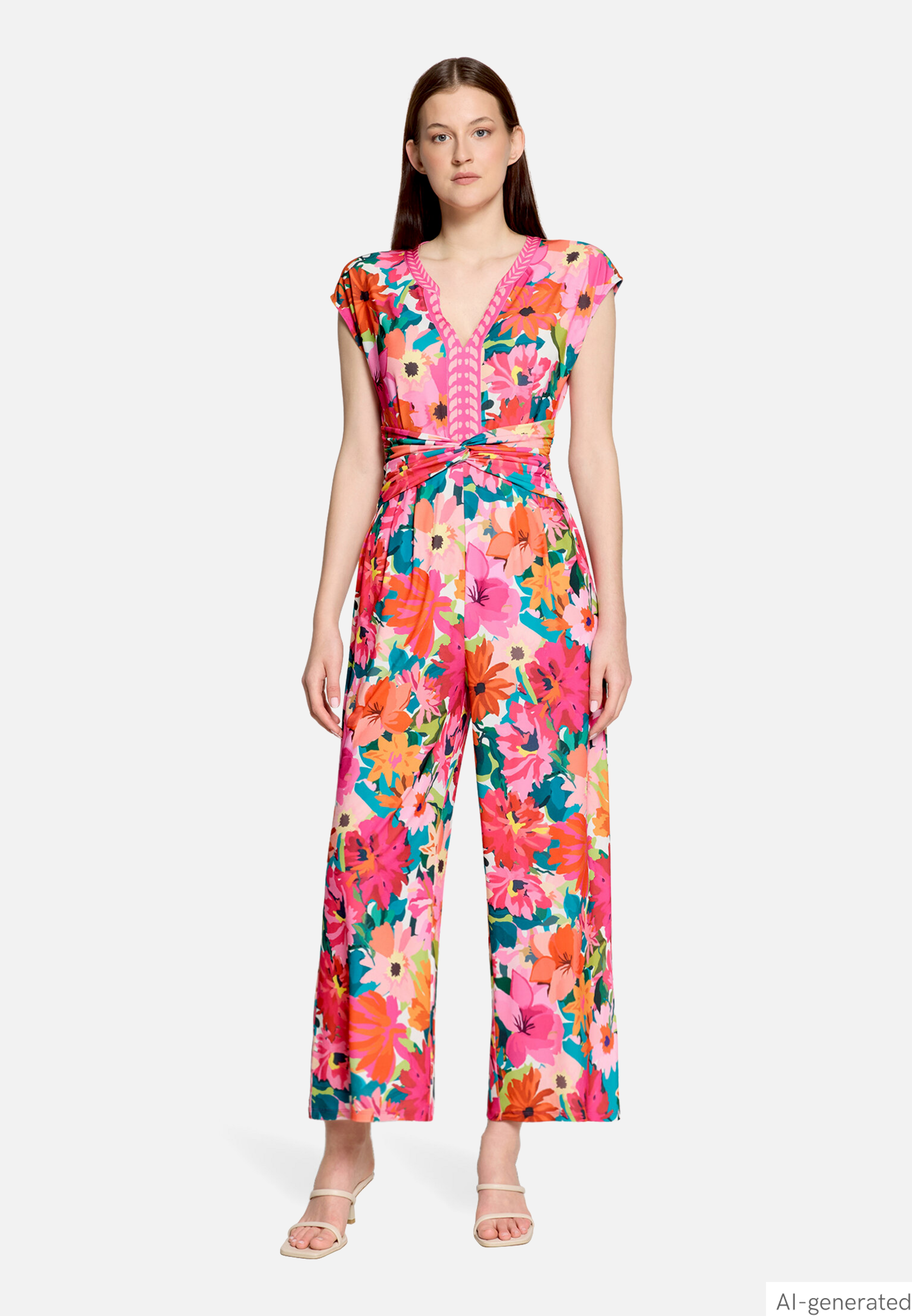 Jumpsuit mit Blumenprint