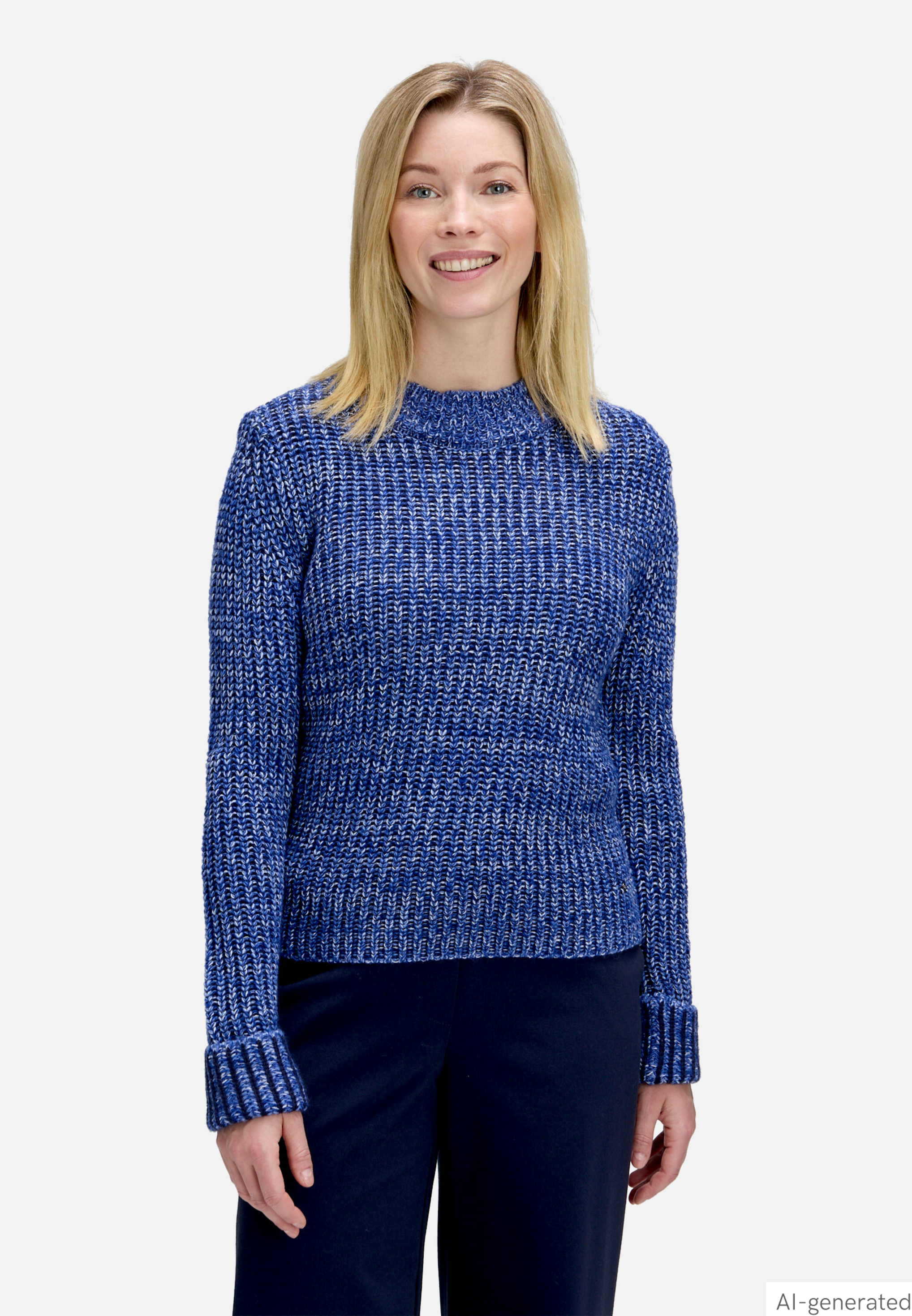 Strickpullover mit Struktur