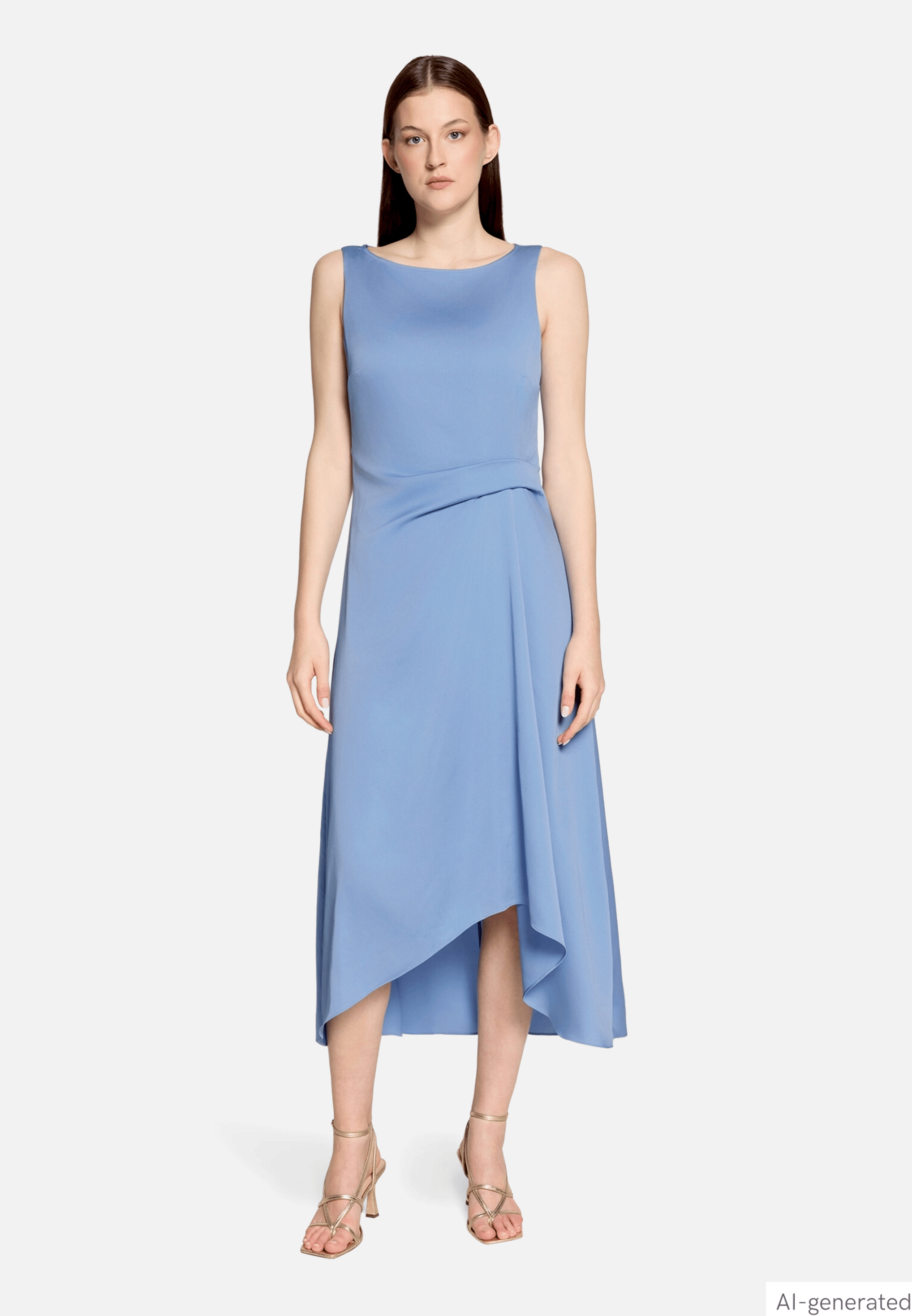 Cocktailkleid mit Raffung