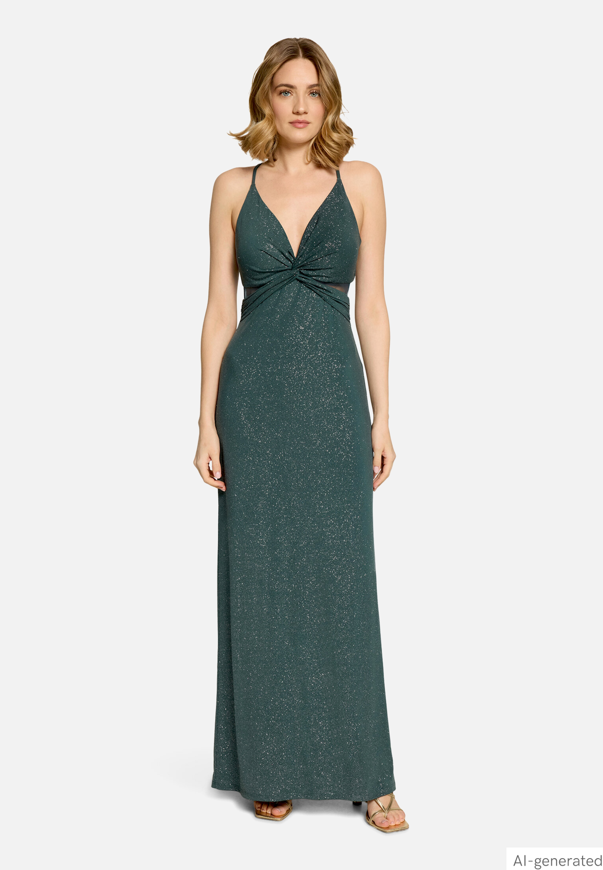 Abendkleid mit Cut-Outs