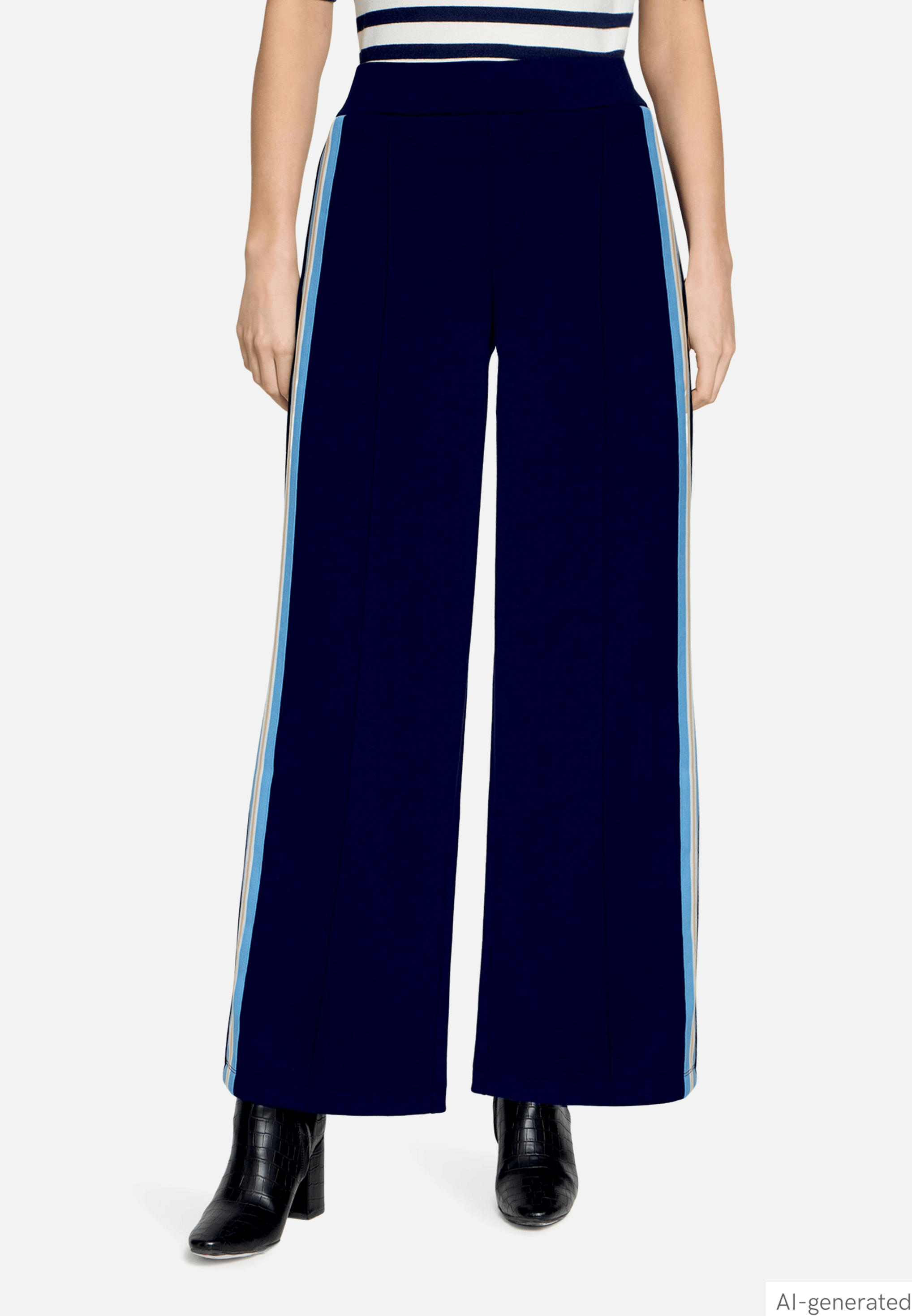 Casual-Hose mit Galonstreifen