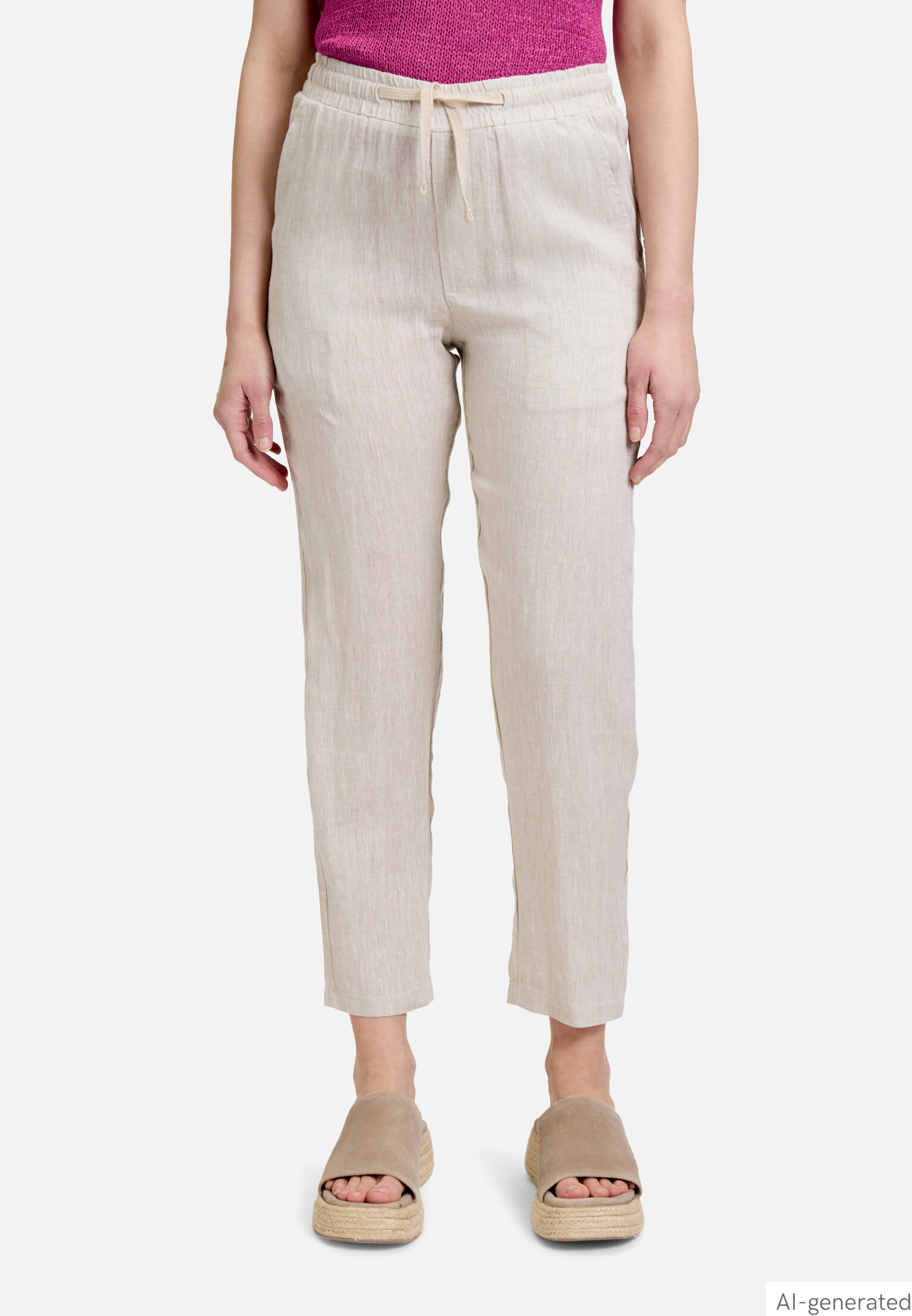 Leinenhose mit Tunnelzug