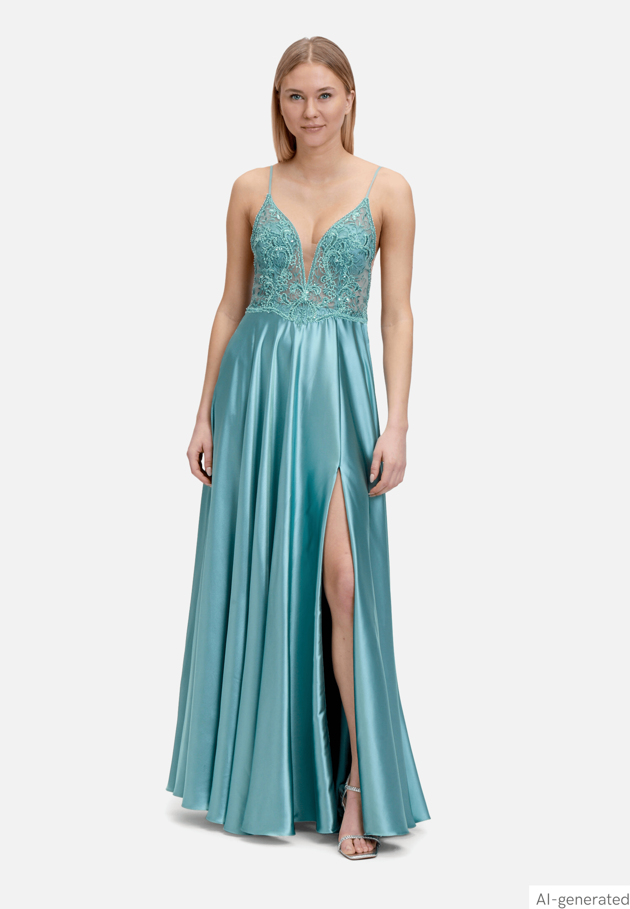 Abendkleid mit Placement