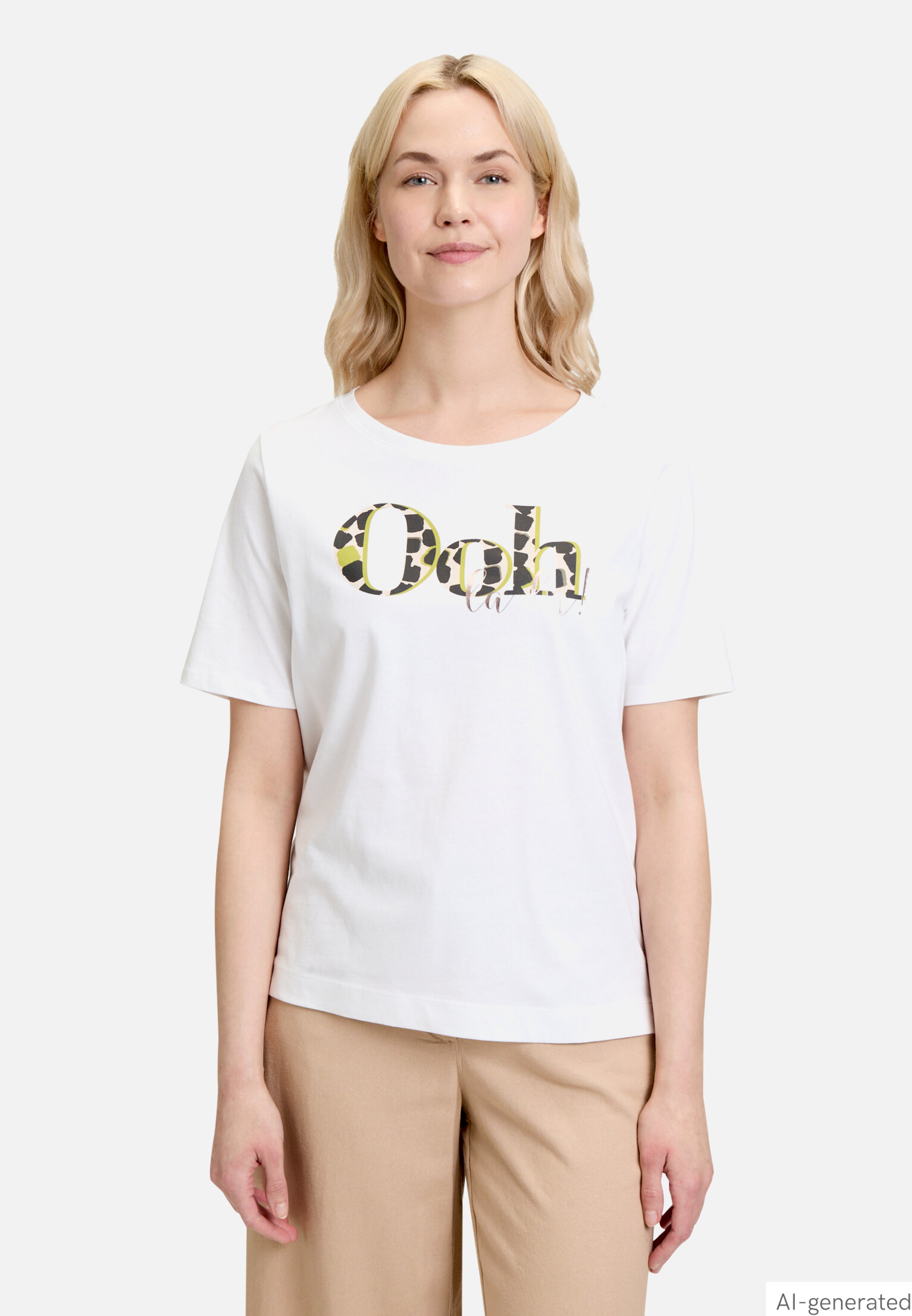 Basic Shirt mit Placement
