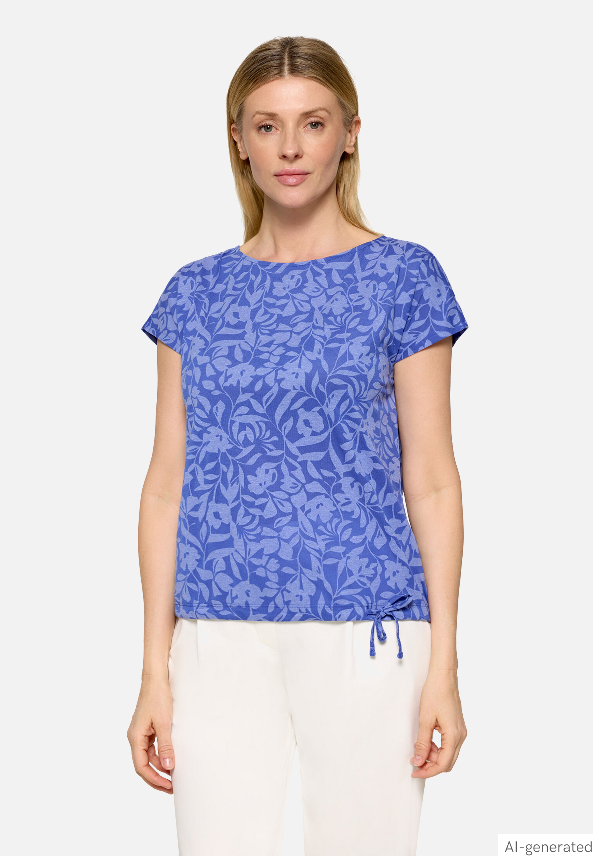 Printshirt mit Tunnelzug