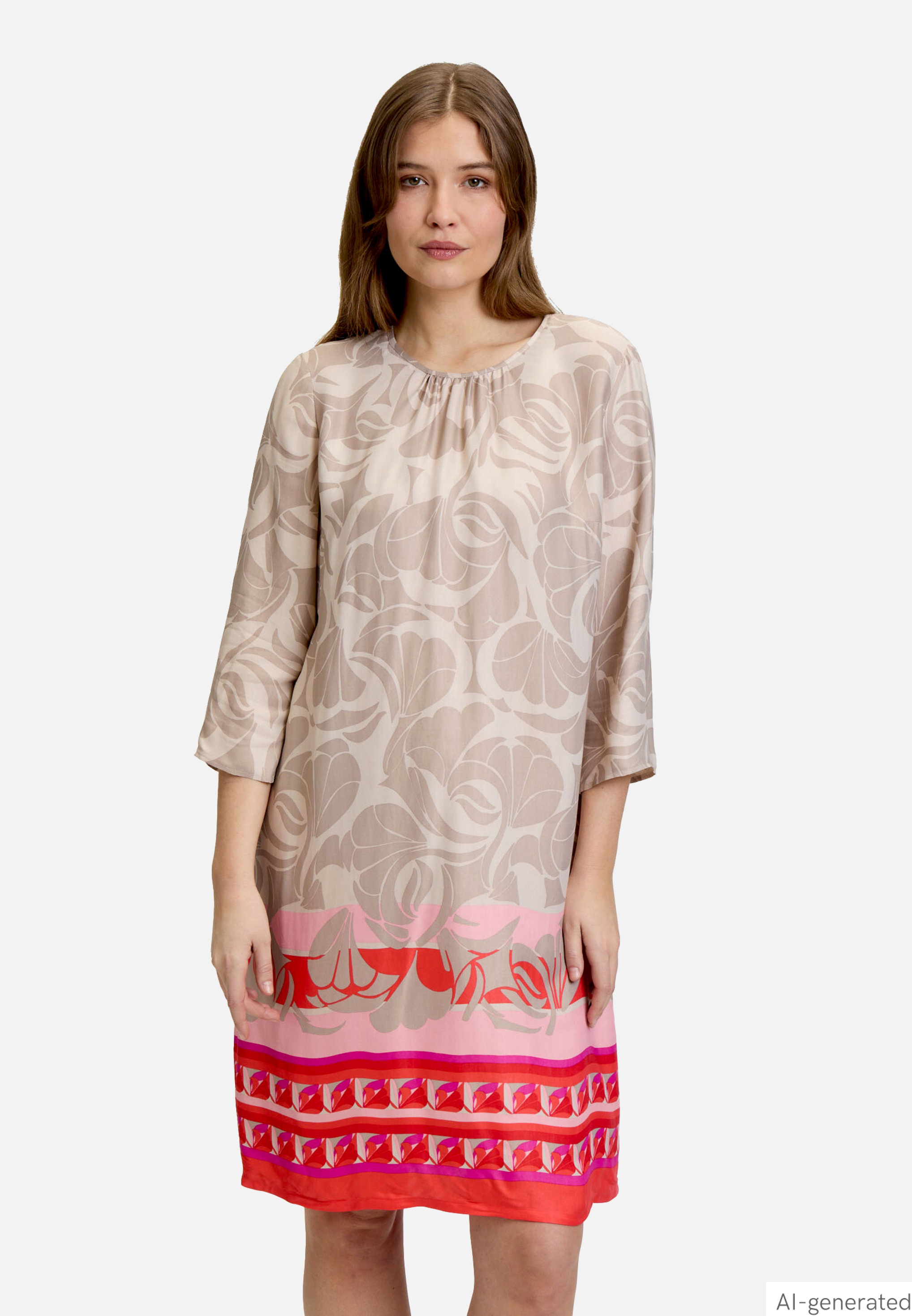 Sommerkleid mit Rundhalsausschnitt