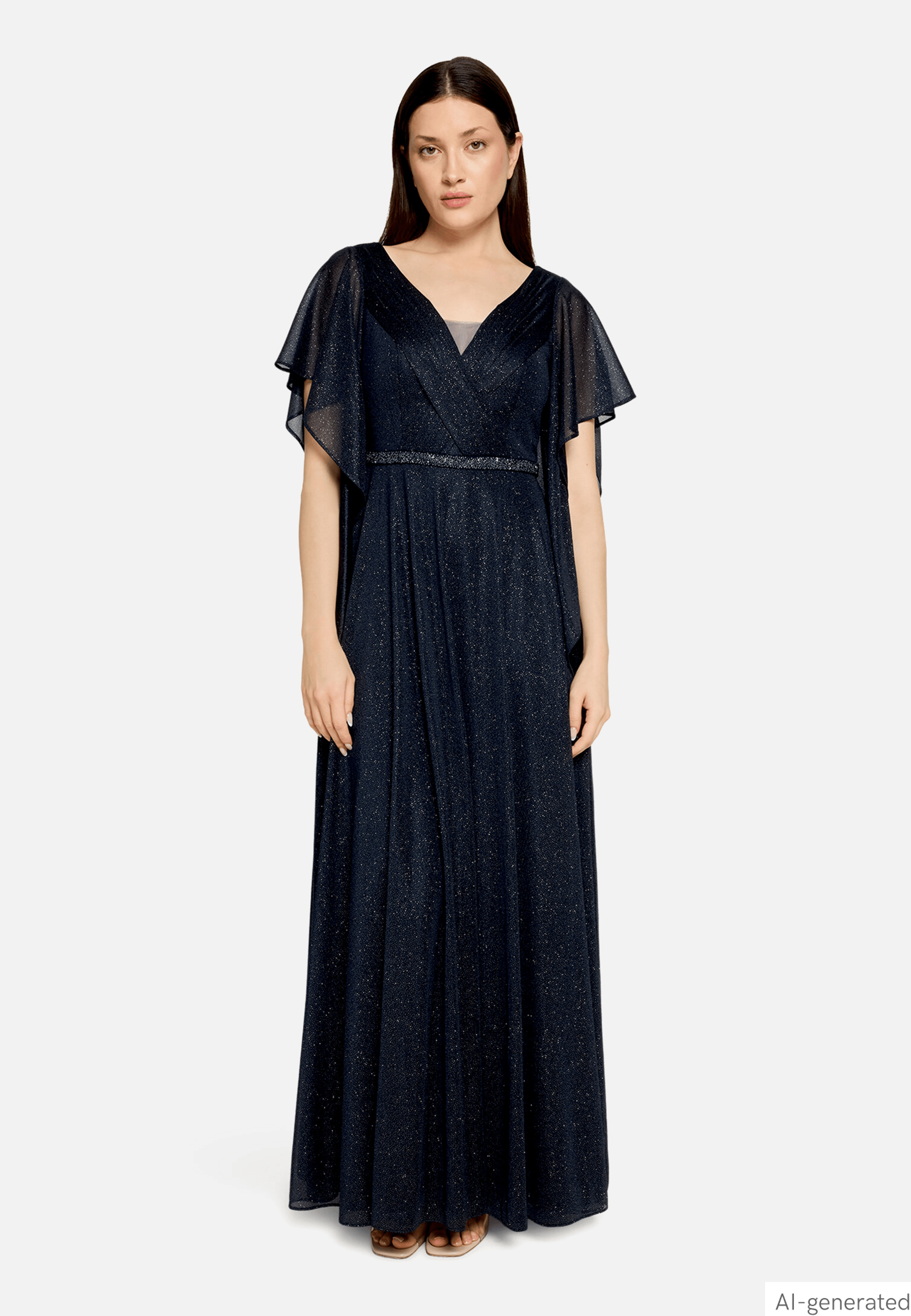 Abendkleid im Glitzer-Look