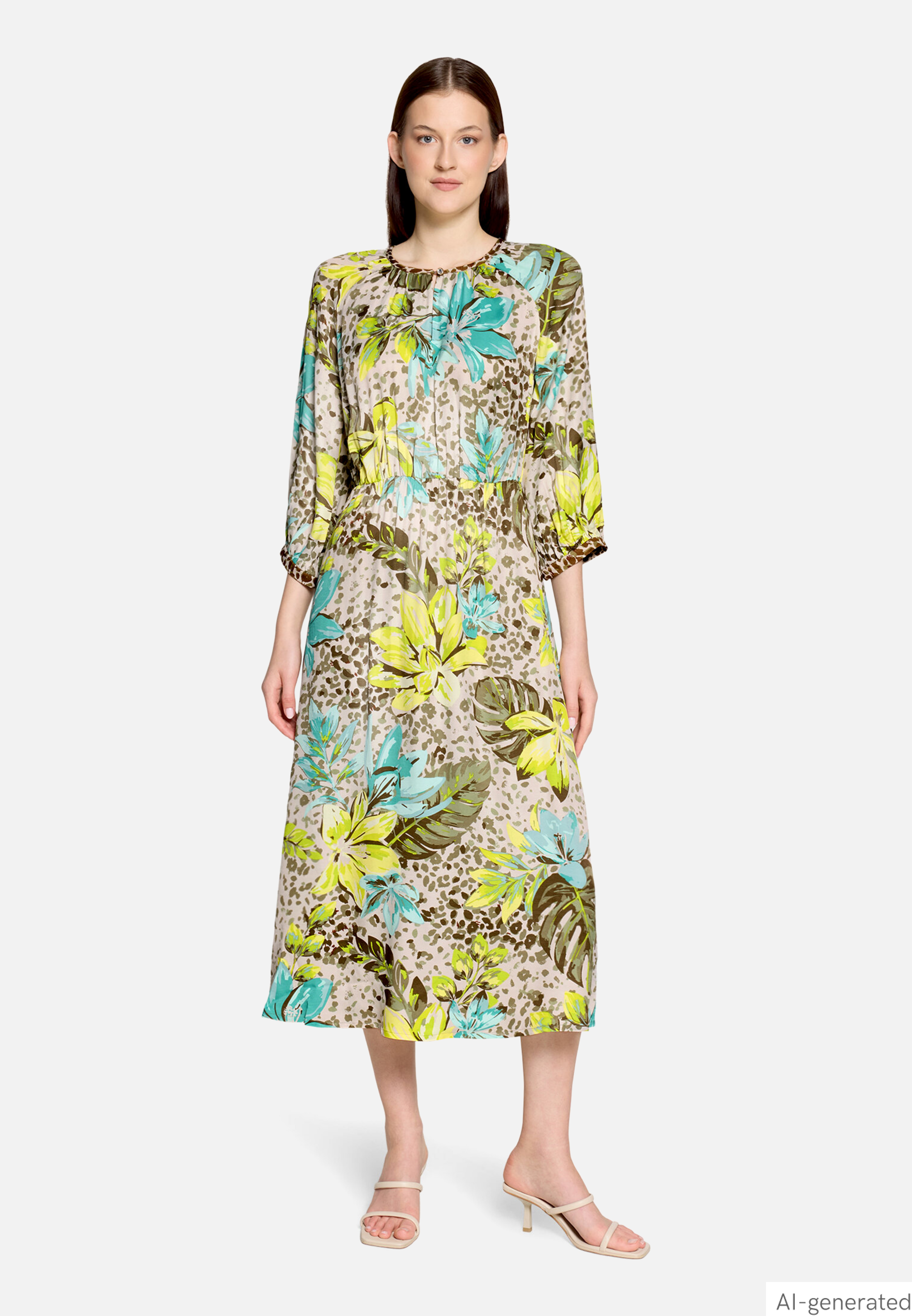 Sommerkleid mit Rundhalsausschnitt