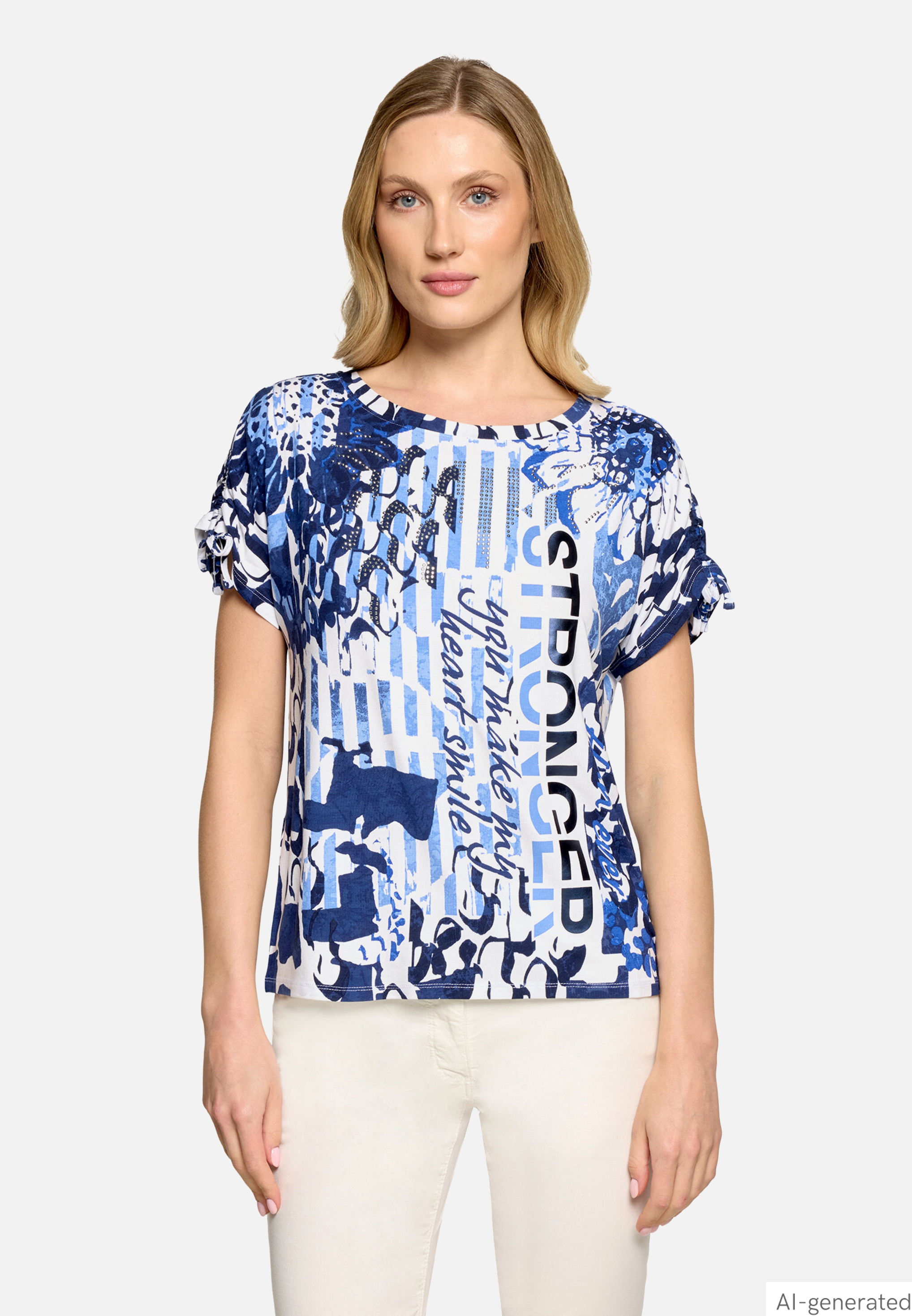 Casual-Shirt mit Aufdruck