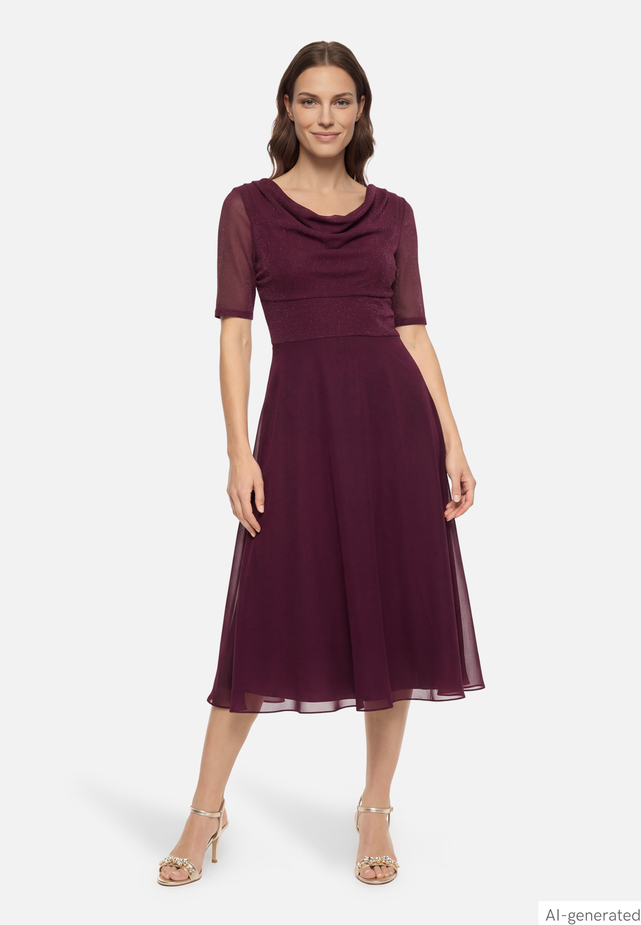 Cocktailkleid im Glitzer-Look