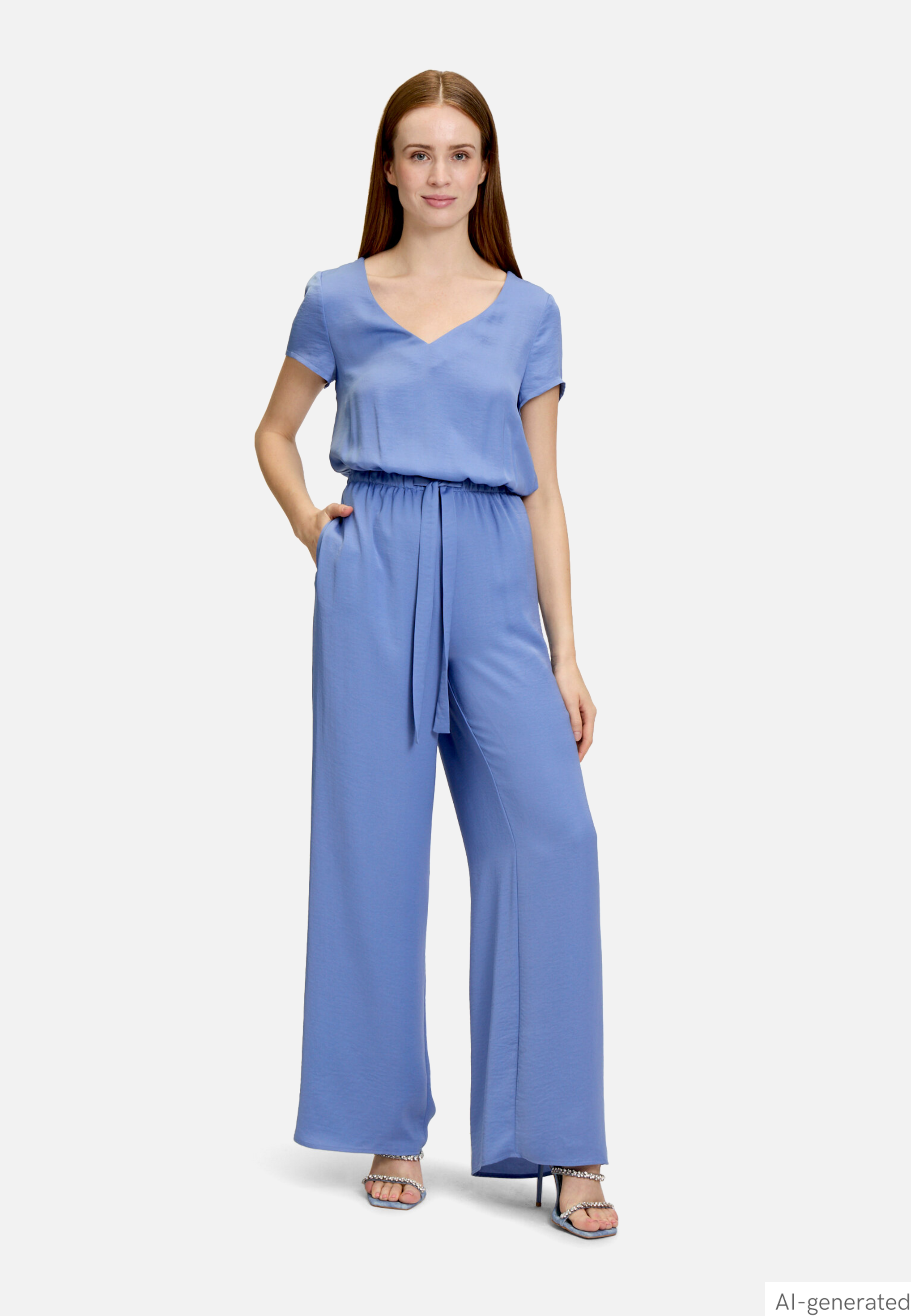 Jumpsuit unifarben