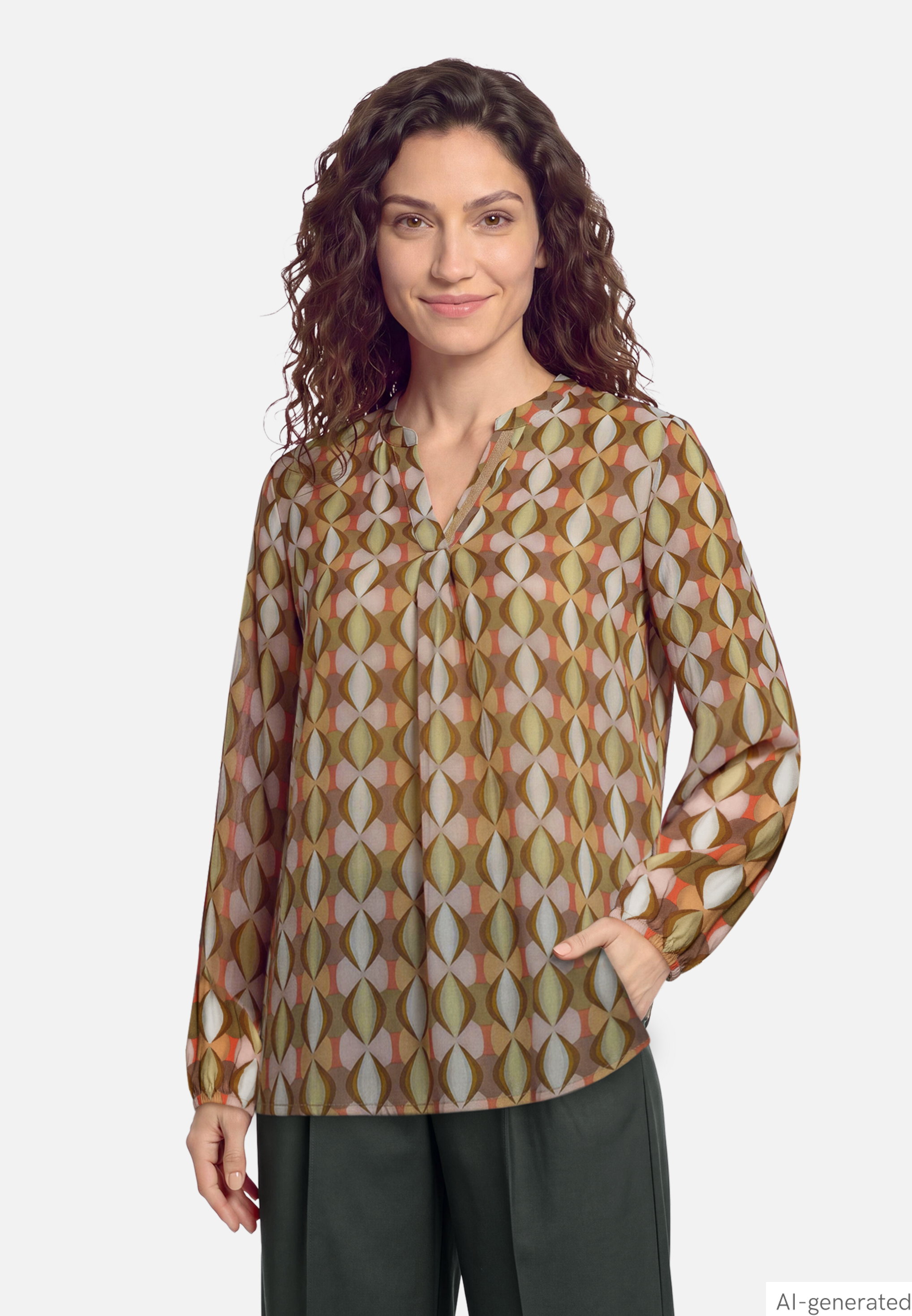 Blusenshirt mit Muster