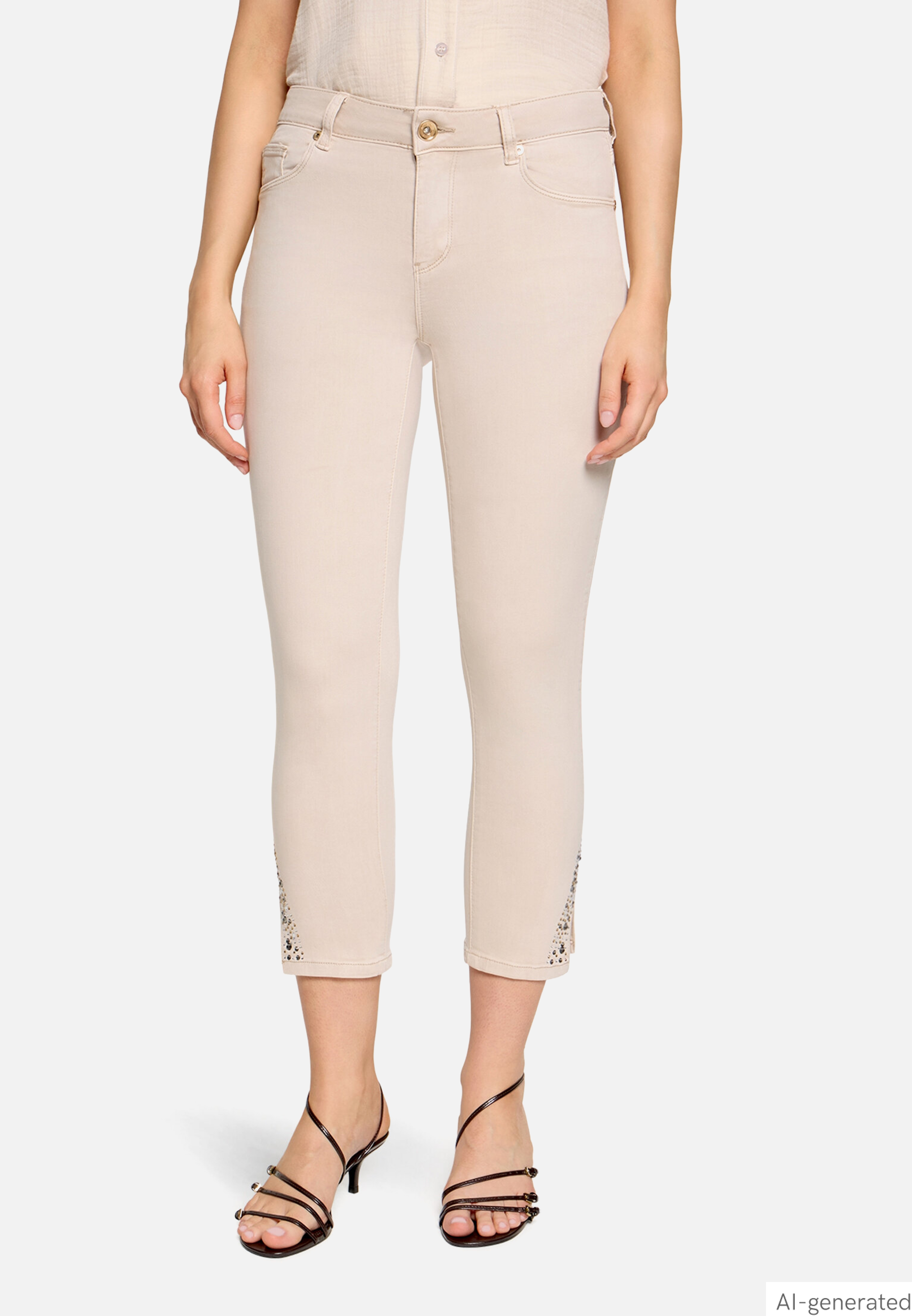 Basic-Jeans mit Waschung