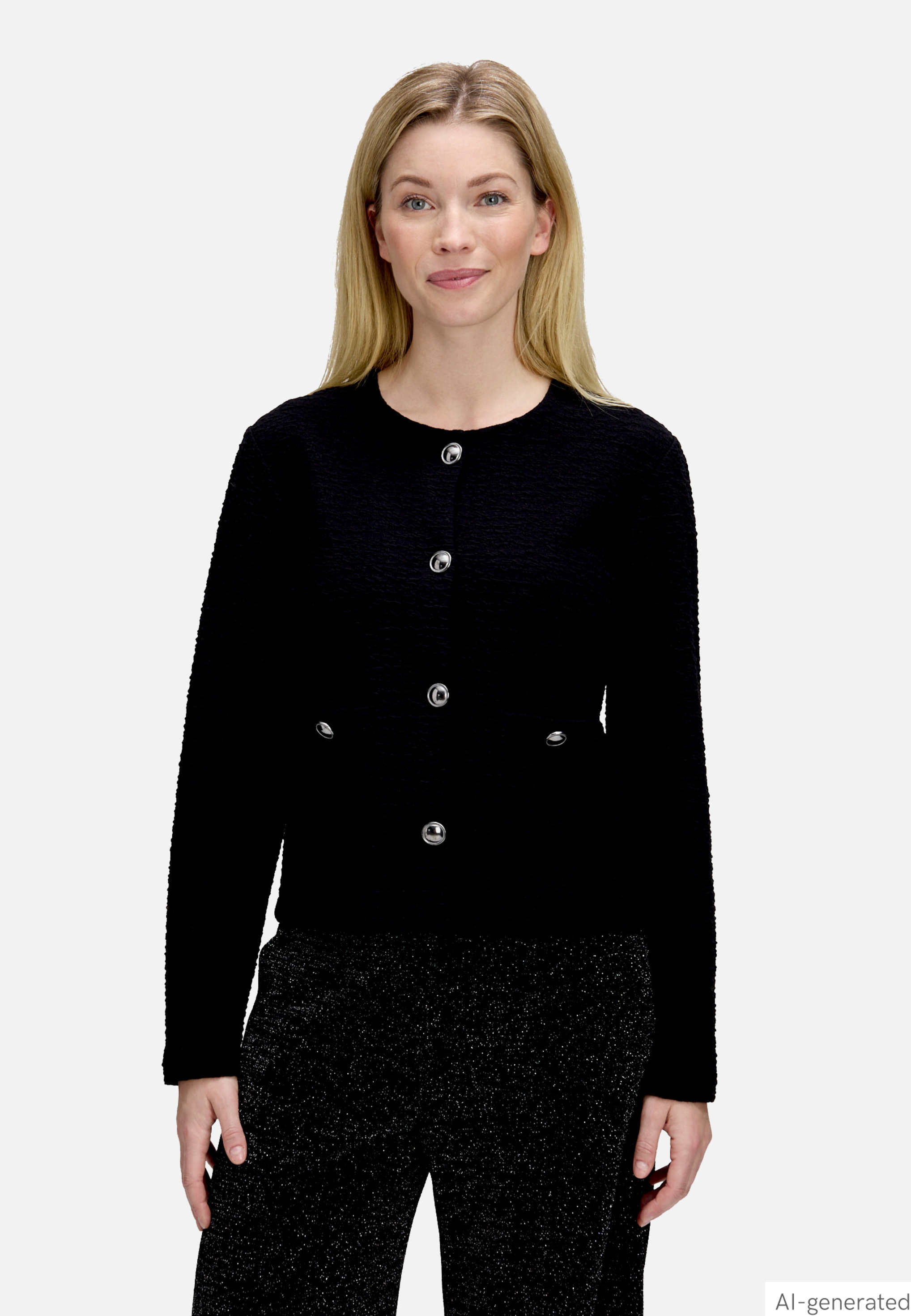 Sweatjacke mit Knöpfen