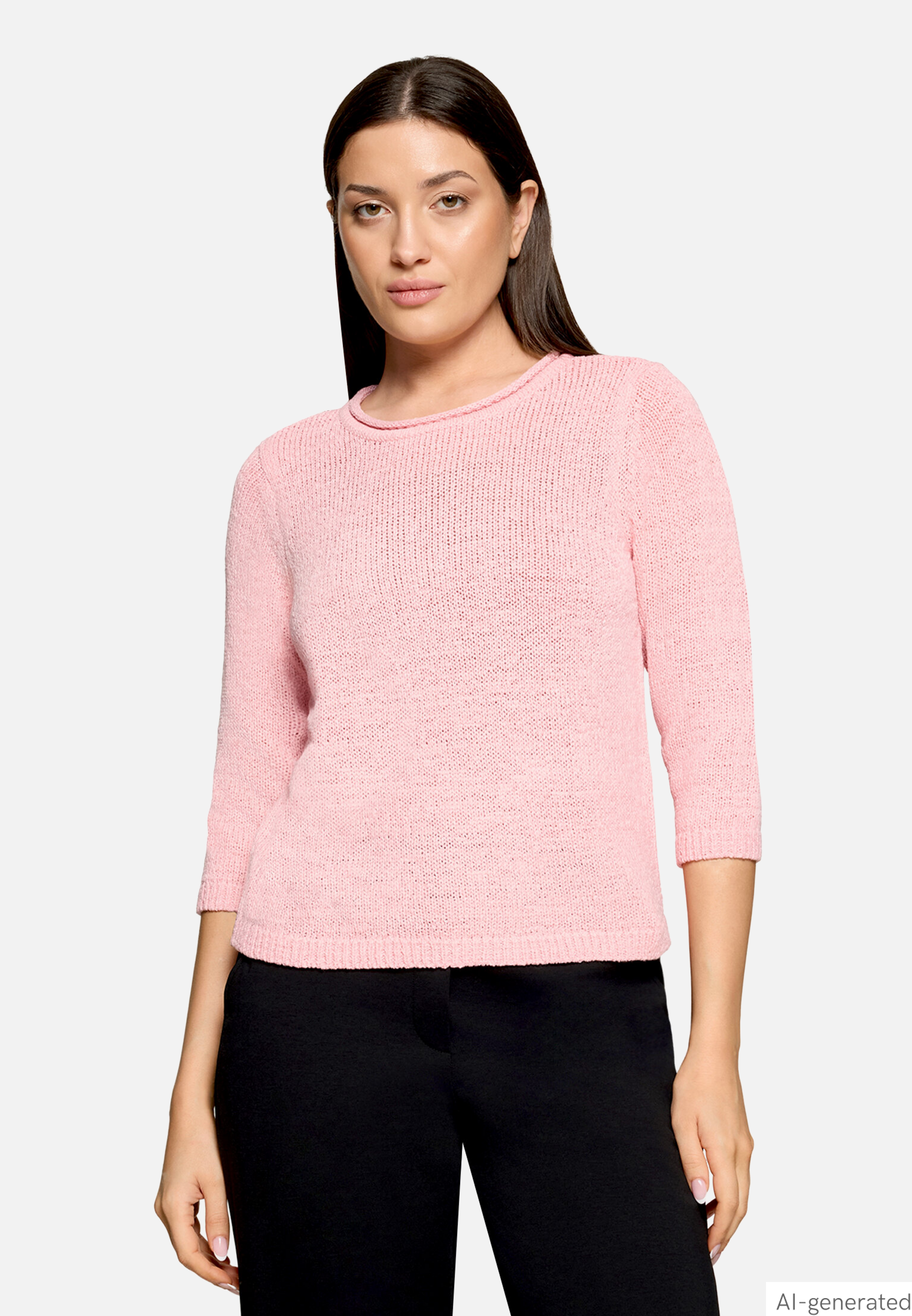 Strickpullover mit 3/4 Arm