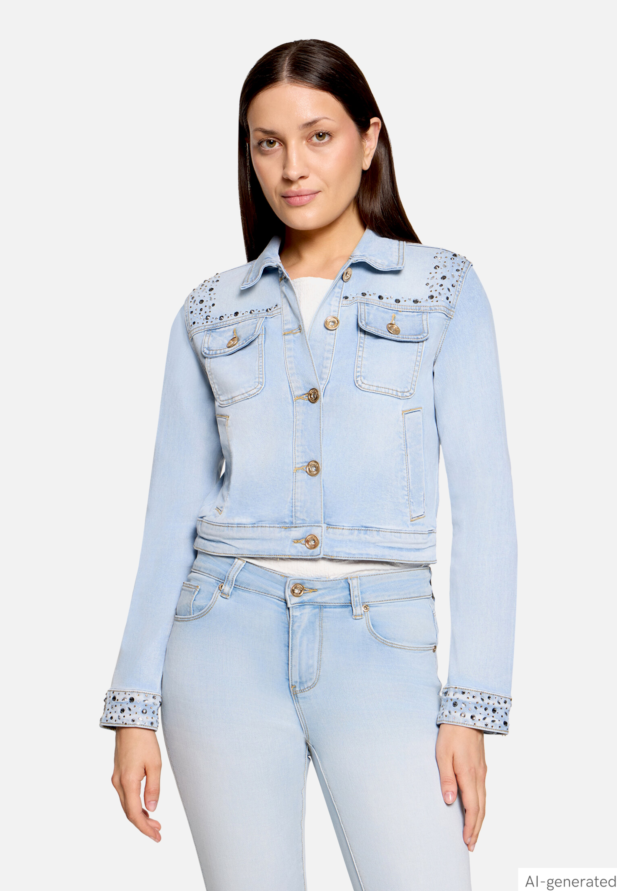 Jeansjacke langarm