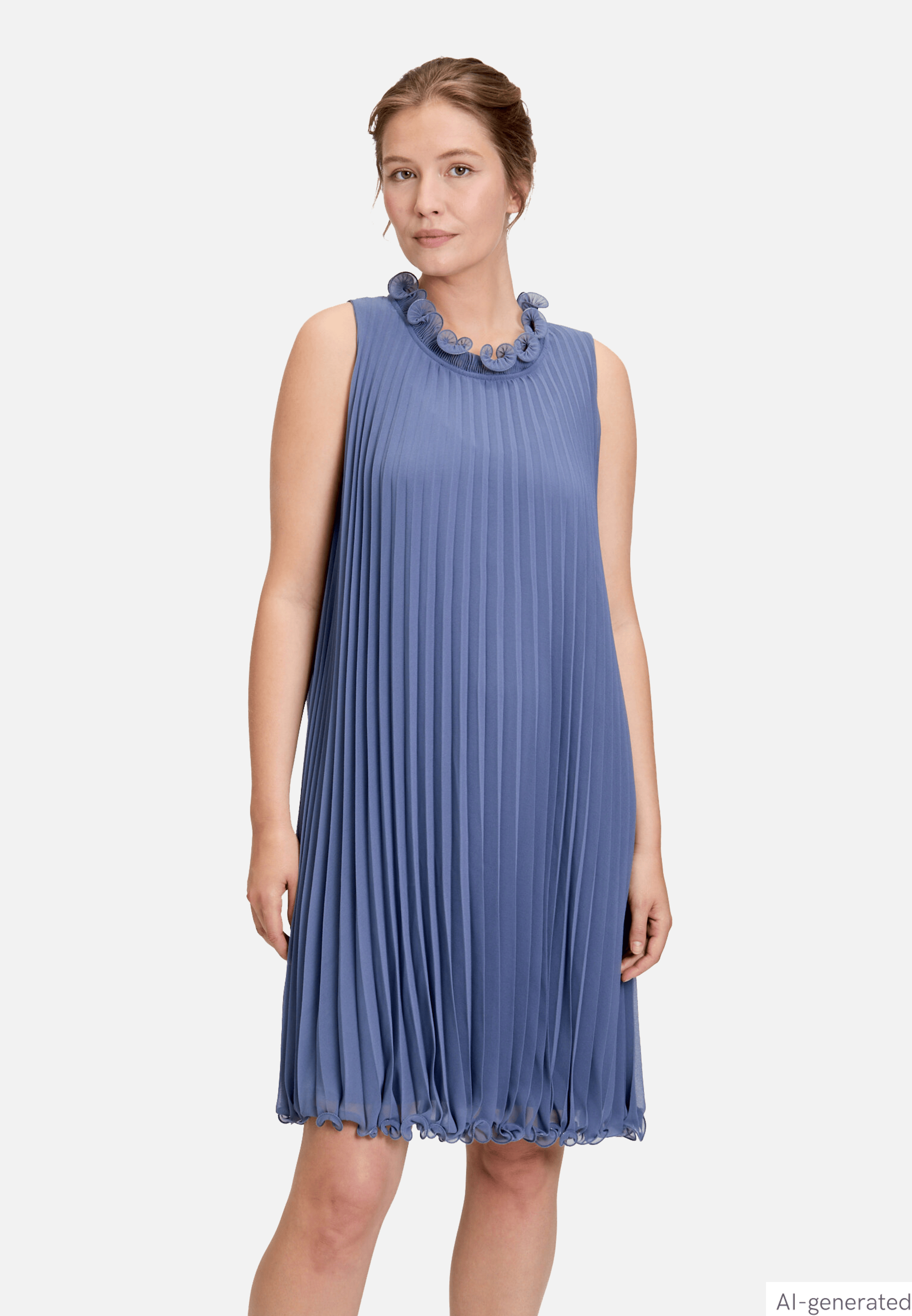 Cocktailkleid mit Plissee