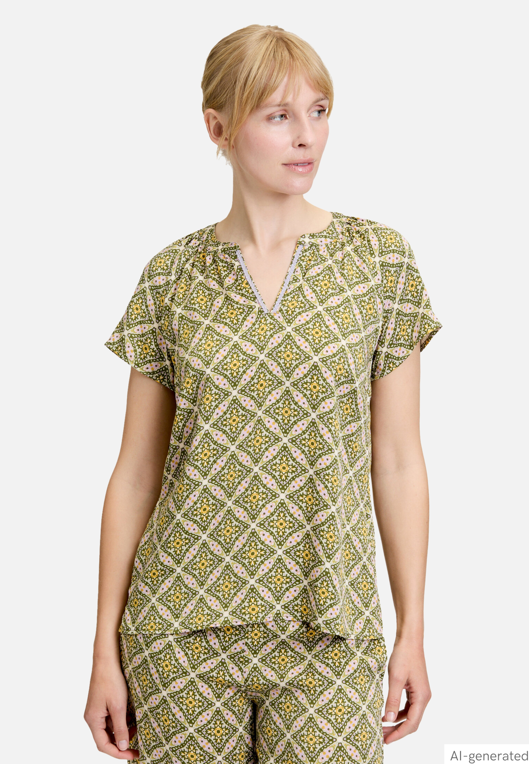 Blusenshirt mit Muster