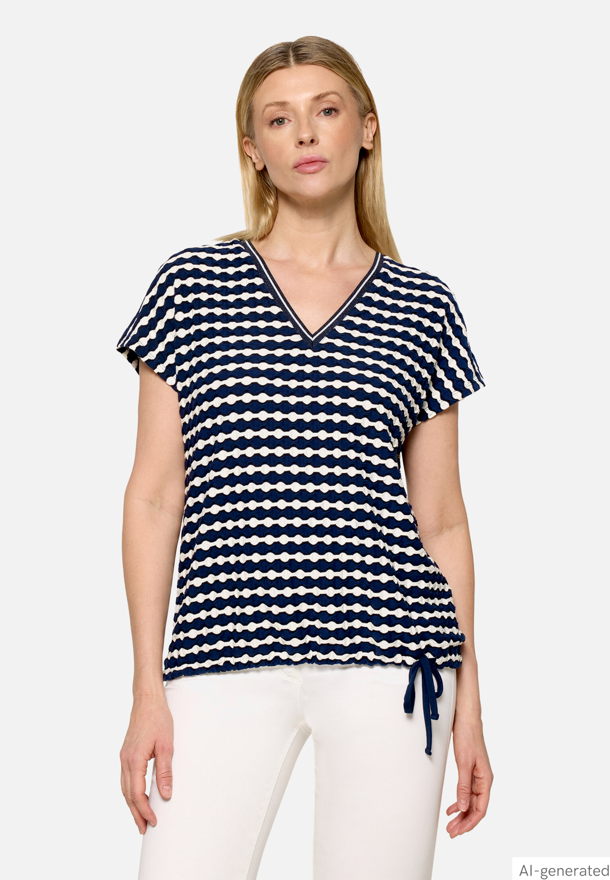 Casual-Shirt mit Tunnelzug