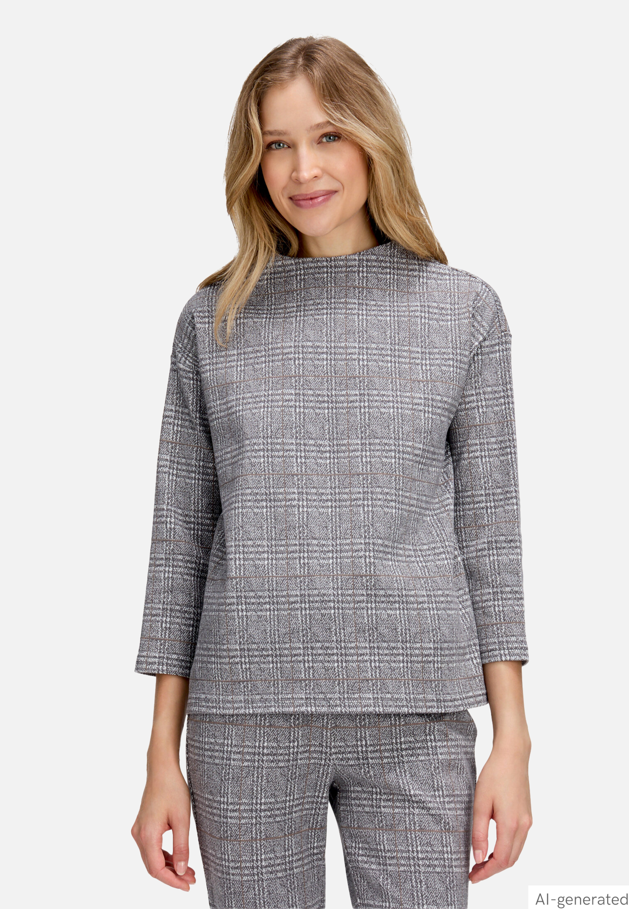 Sweatshirt mit Kragen