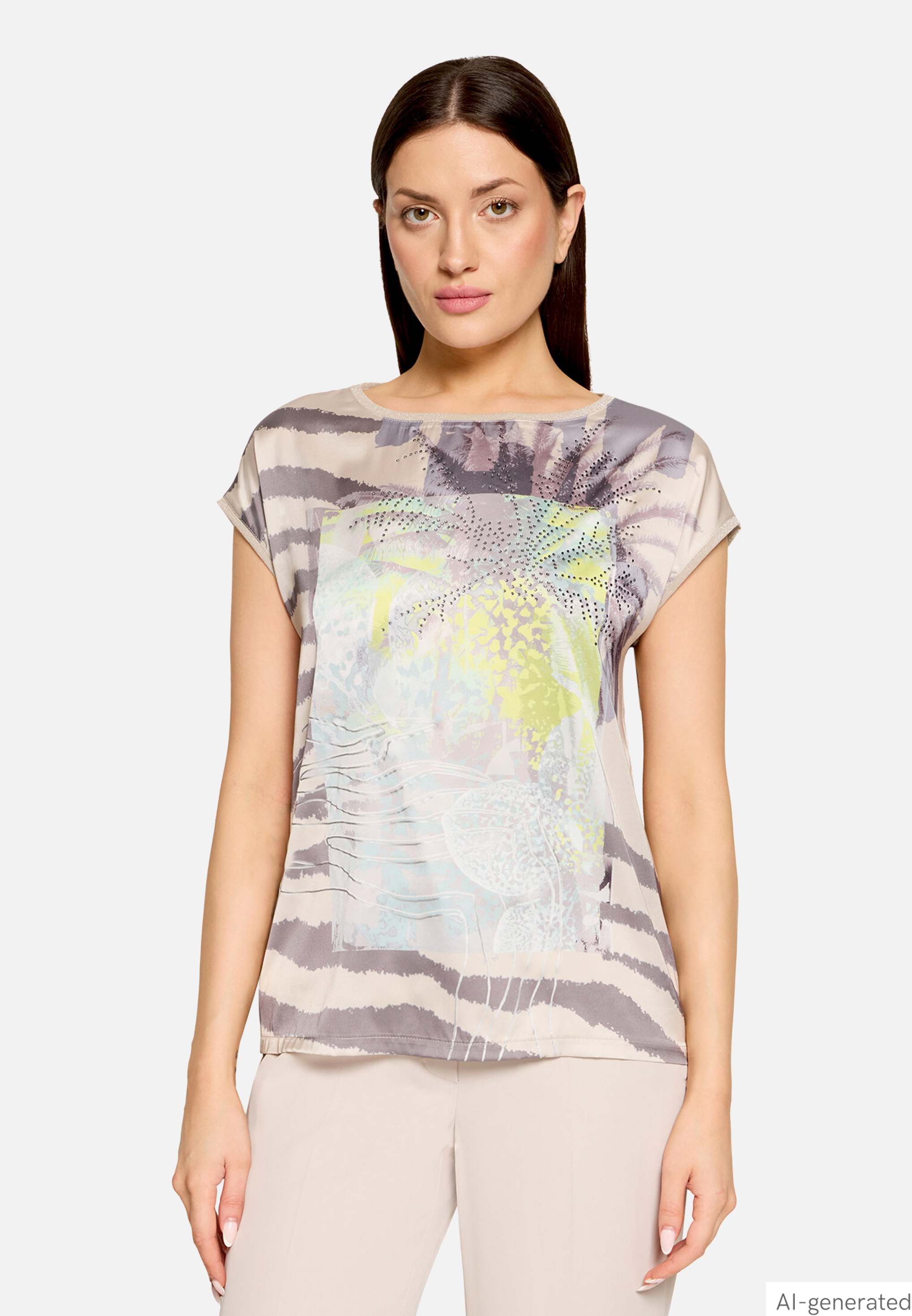 Blusenshirt mit Aufdruck