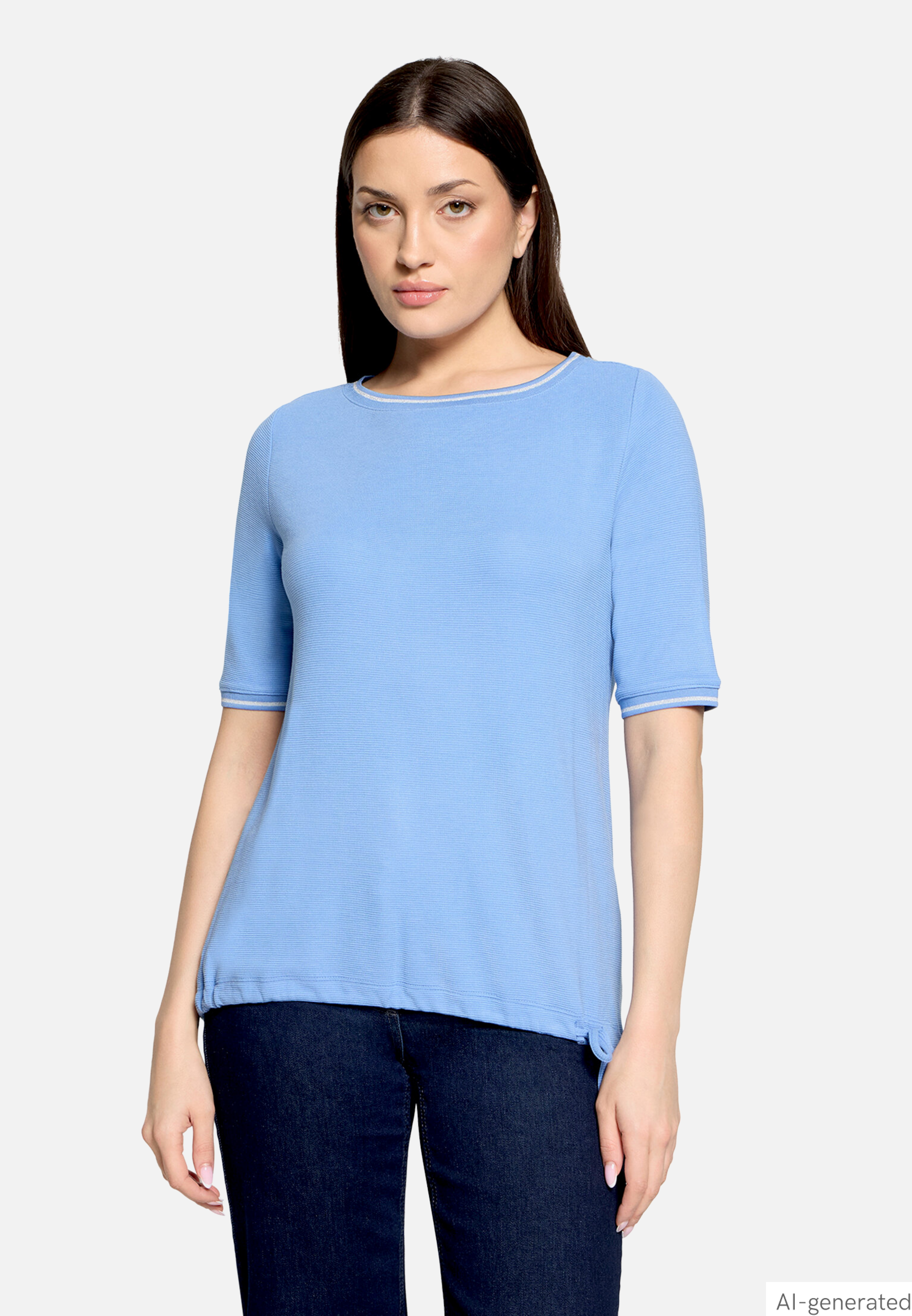 Casual-Shirt mit Tunnelzug