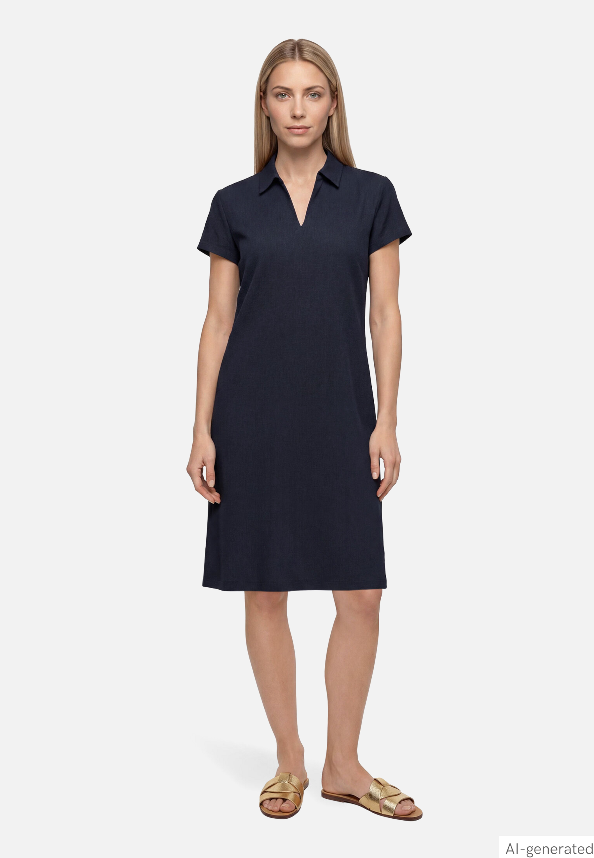 Sommerkleid mit V-Ausschnitt