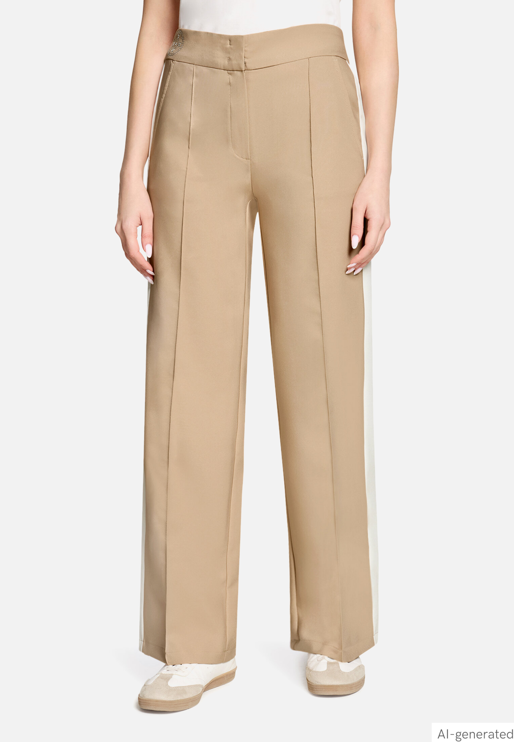 Casual-Hose mit Galonstreifen