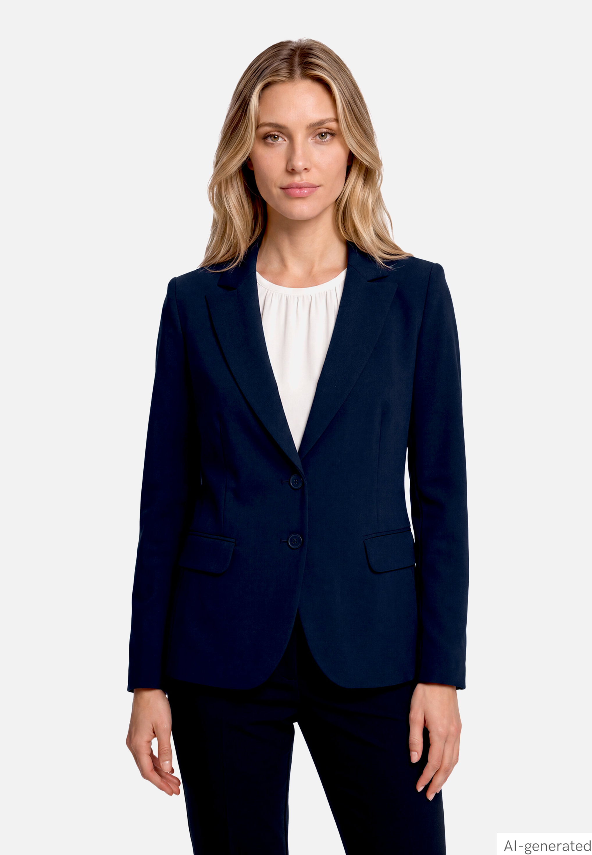 Klassischer Blazer mit Taschen