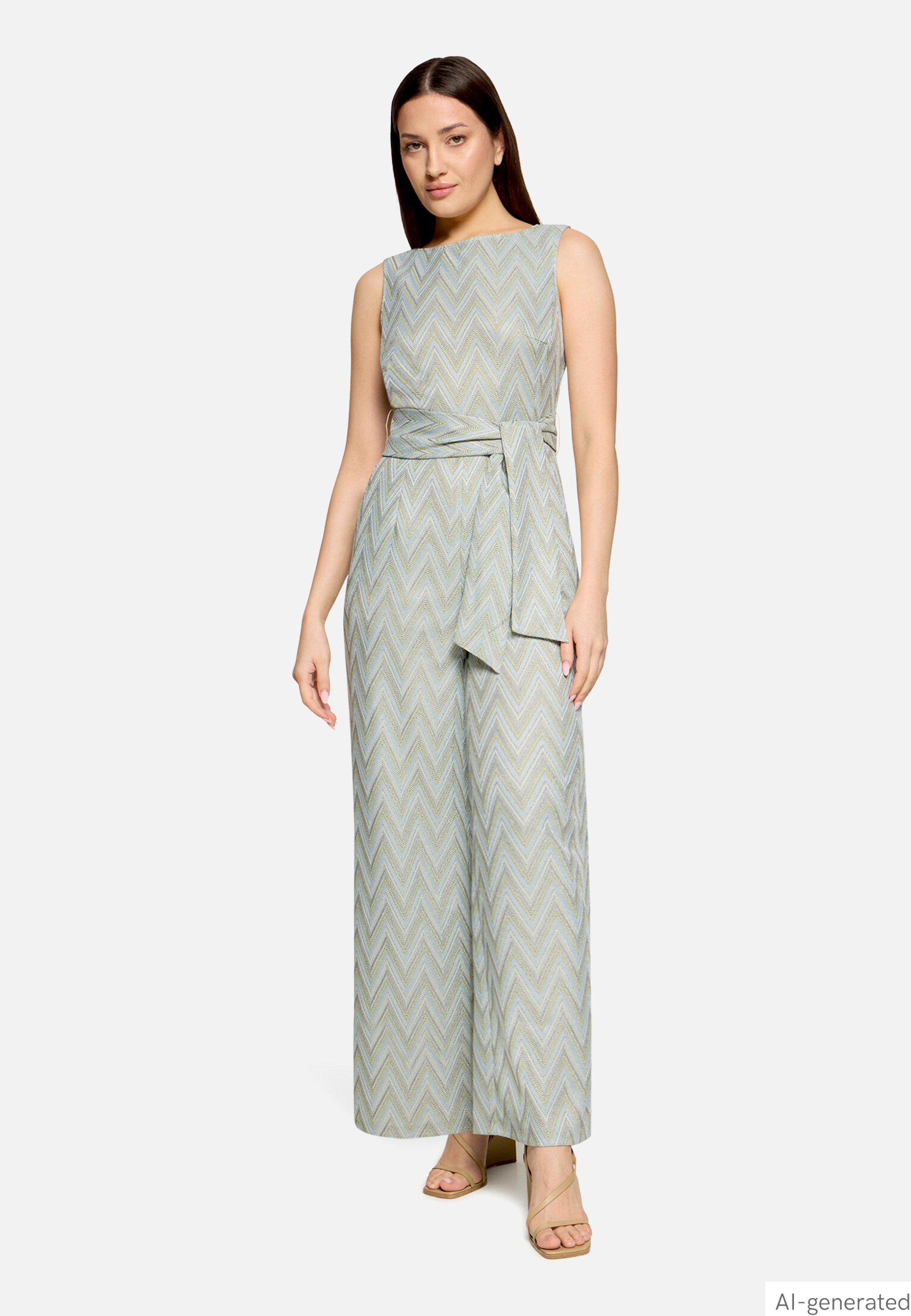 Jumpsuit mit Bindegürtel