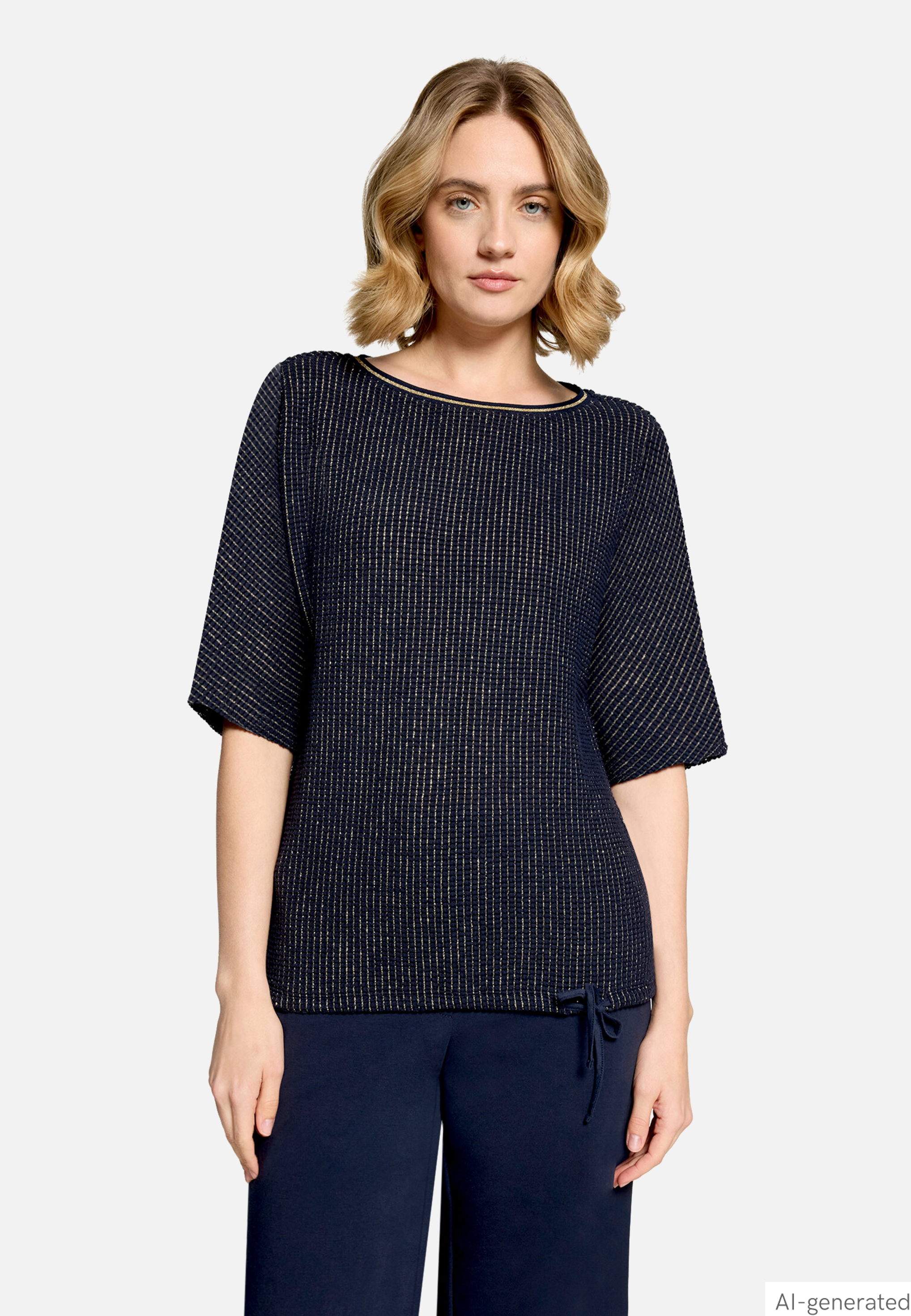 Strukturshirt mit Struktur