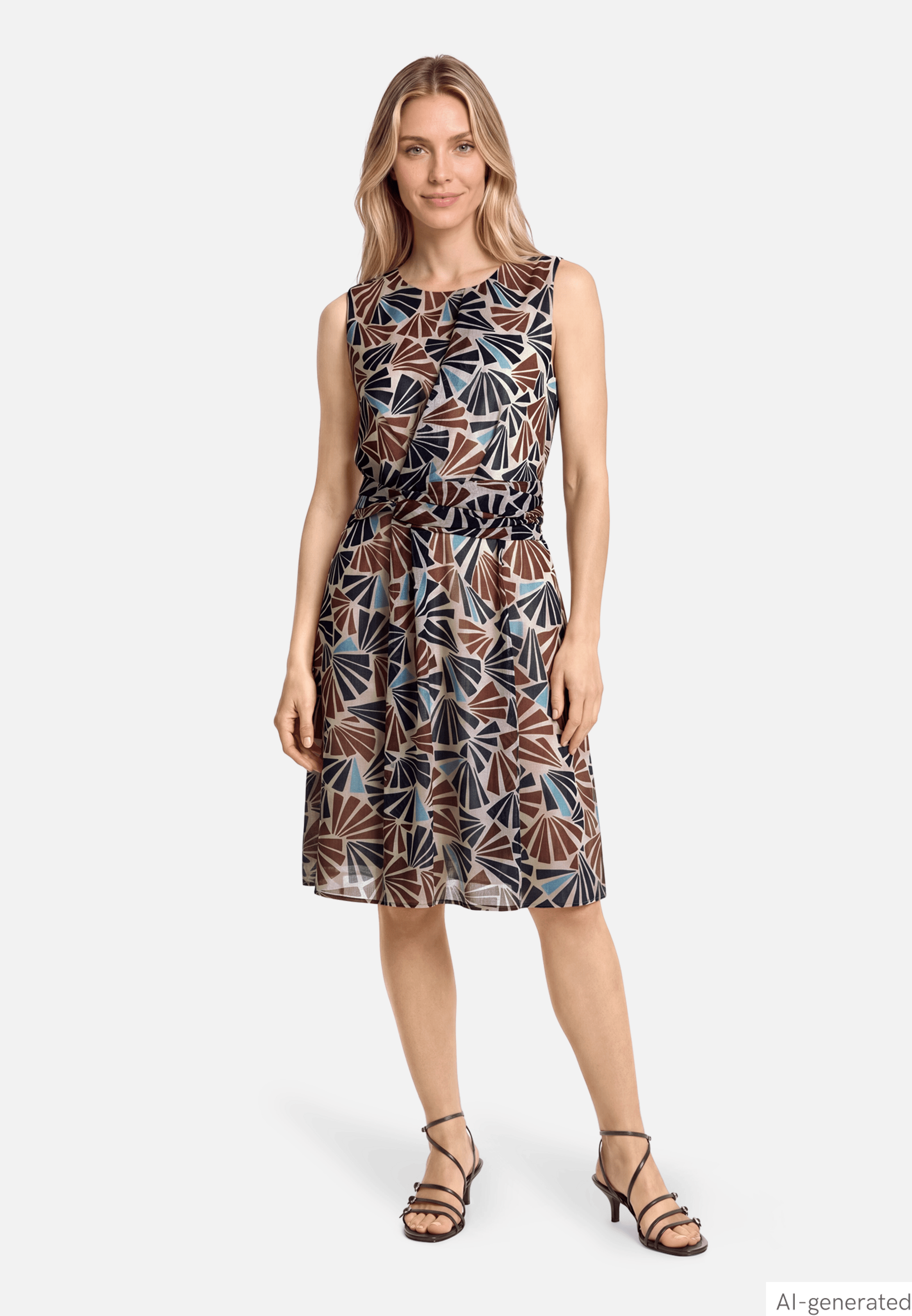 Midikleid ohne Arm