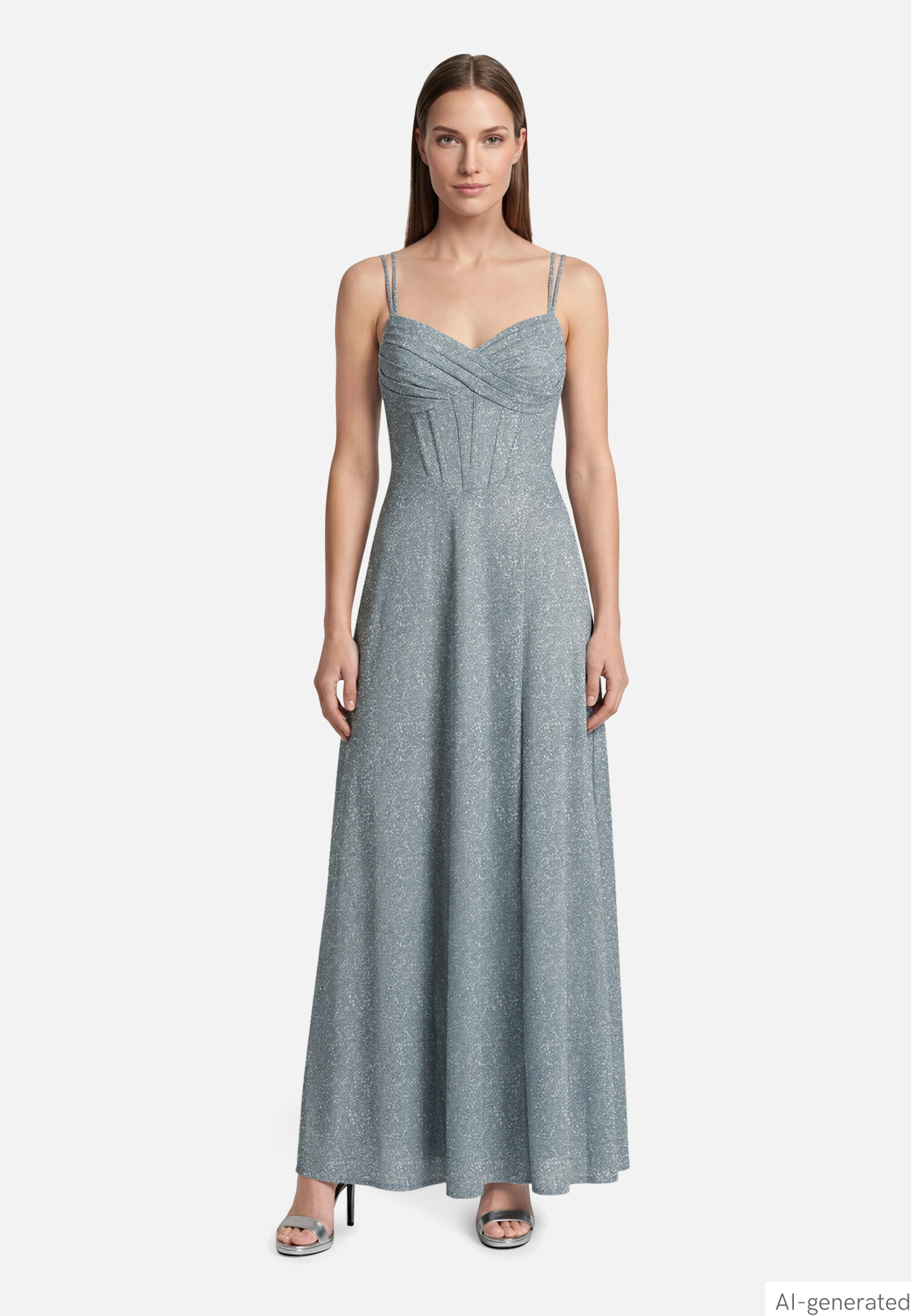 Abendkleid im Glitzer-Look