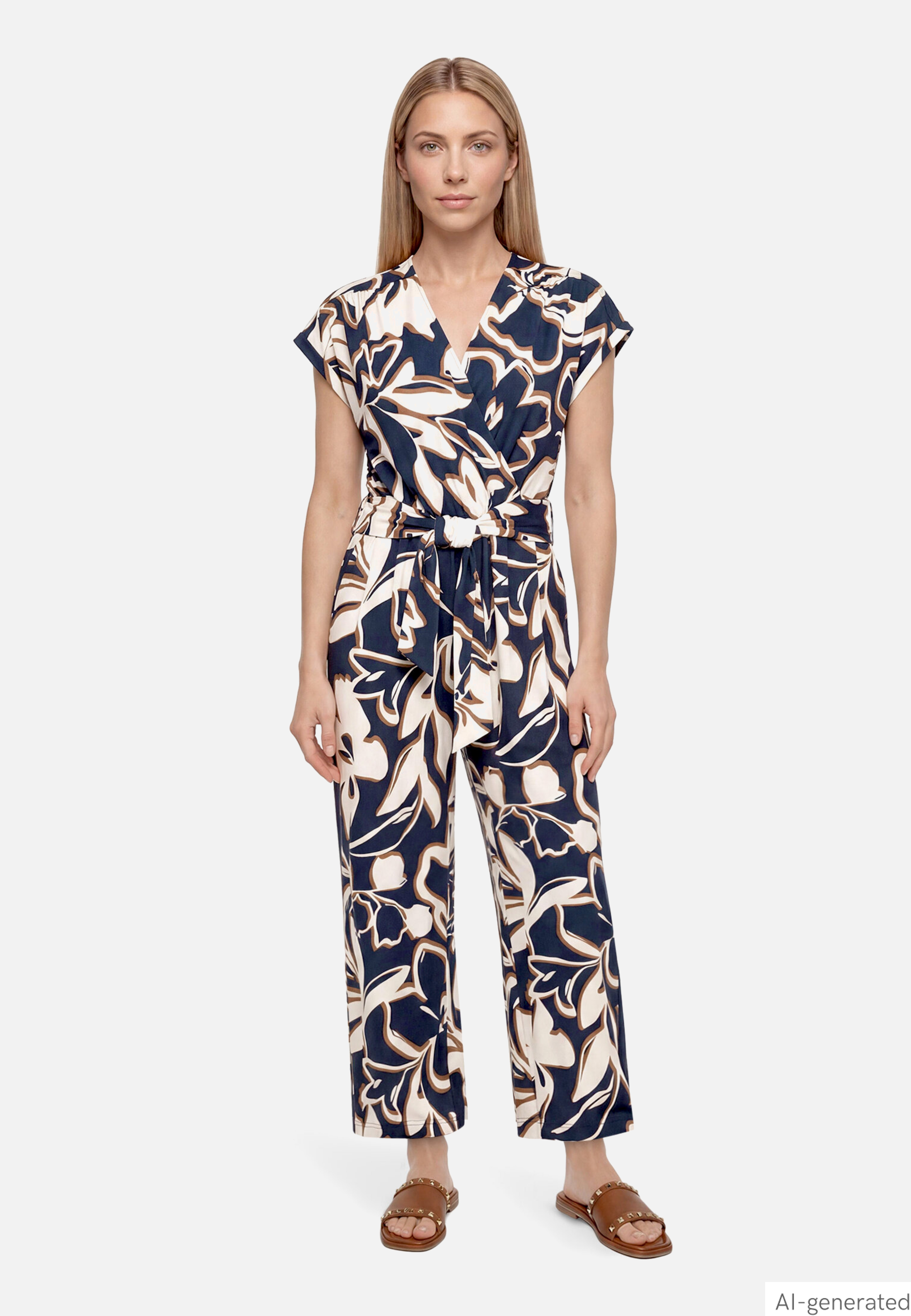 Jumpsuit mit floralem Muster