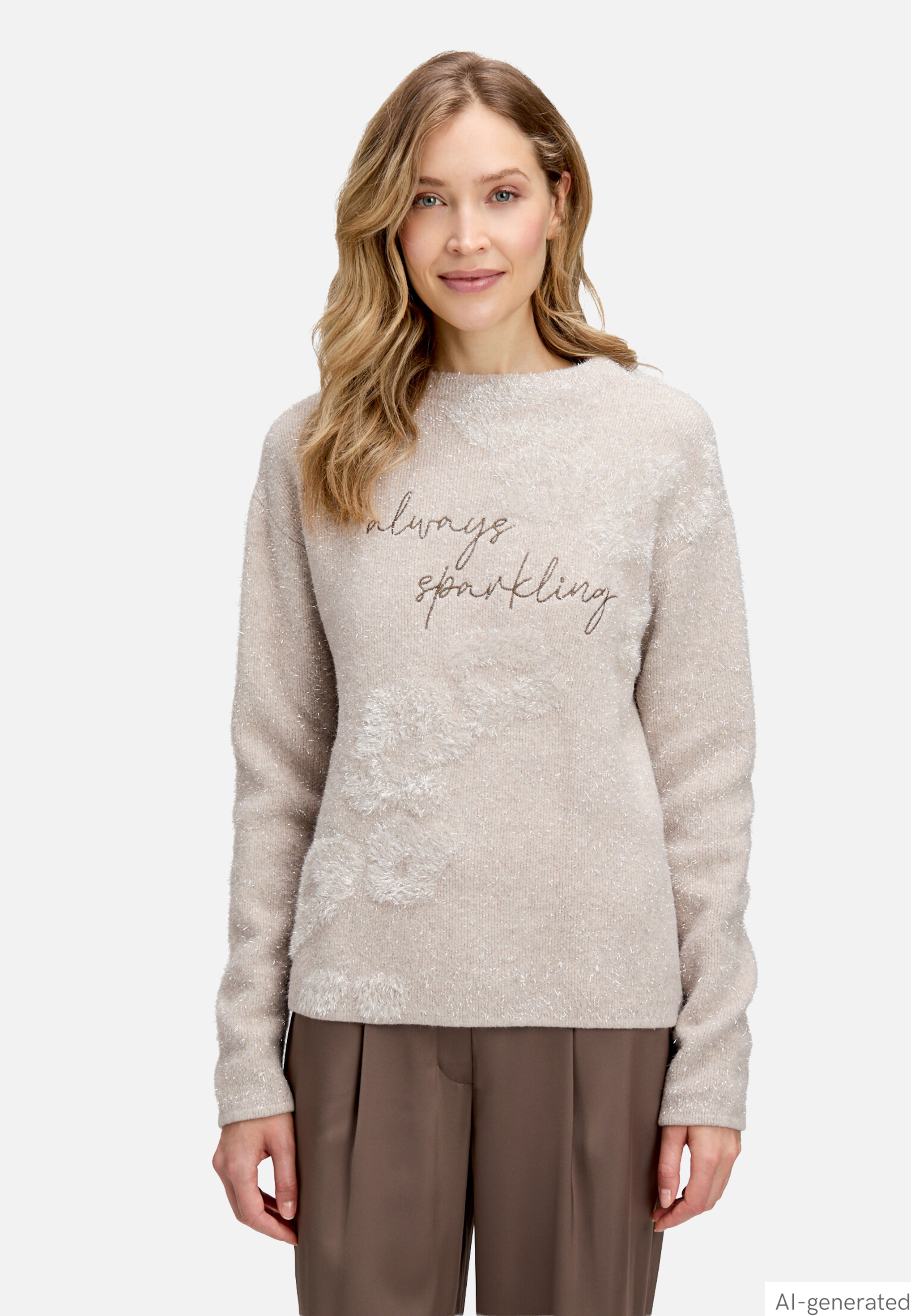 Strickpullover mit Jacquard