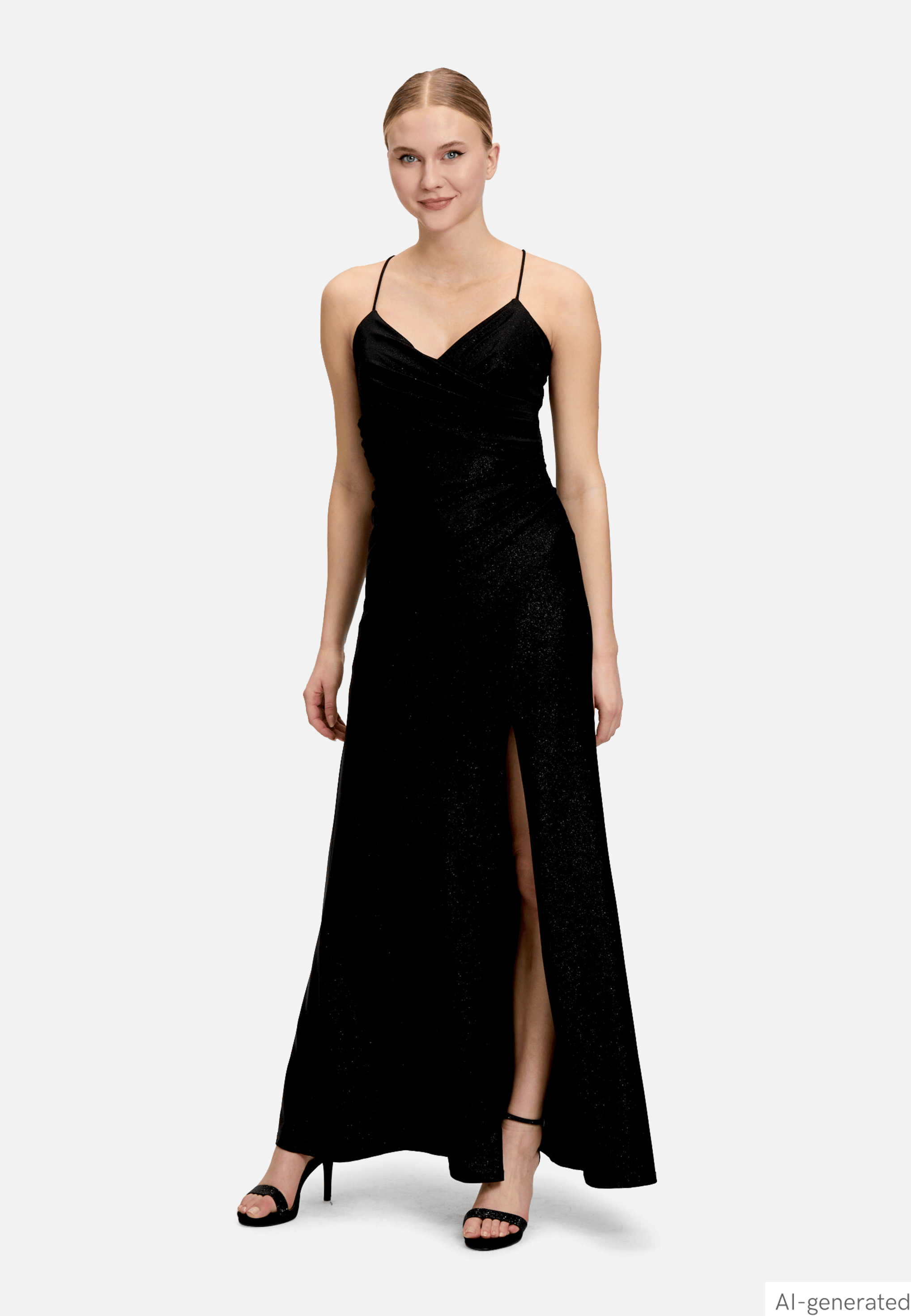Abendkleid im Glitzer-Look