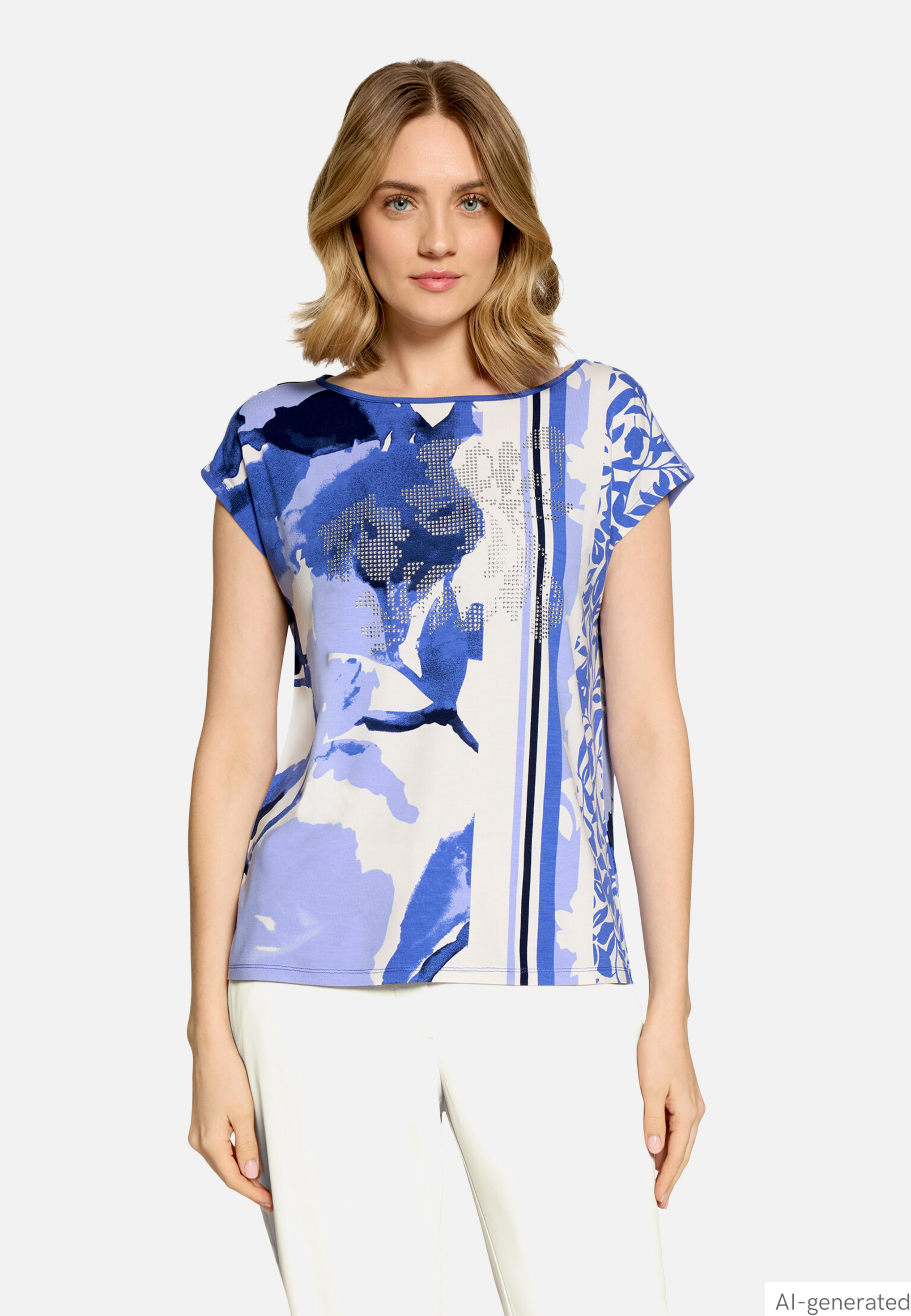 Casual-Shirt mit Aufdruck