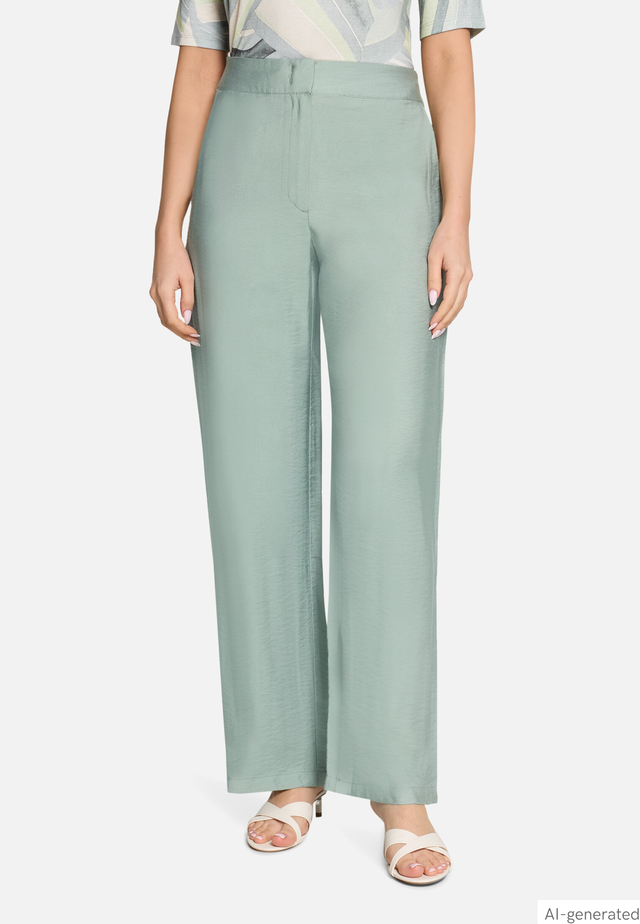 Marlene-Hose unifarben