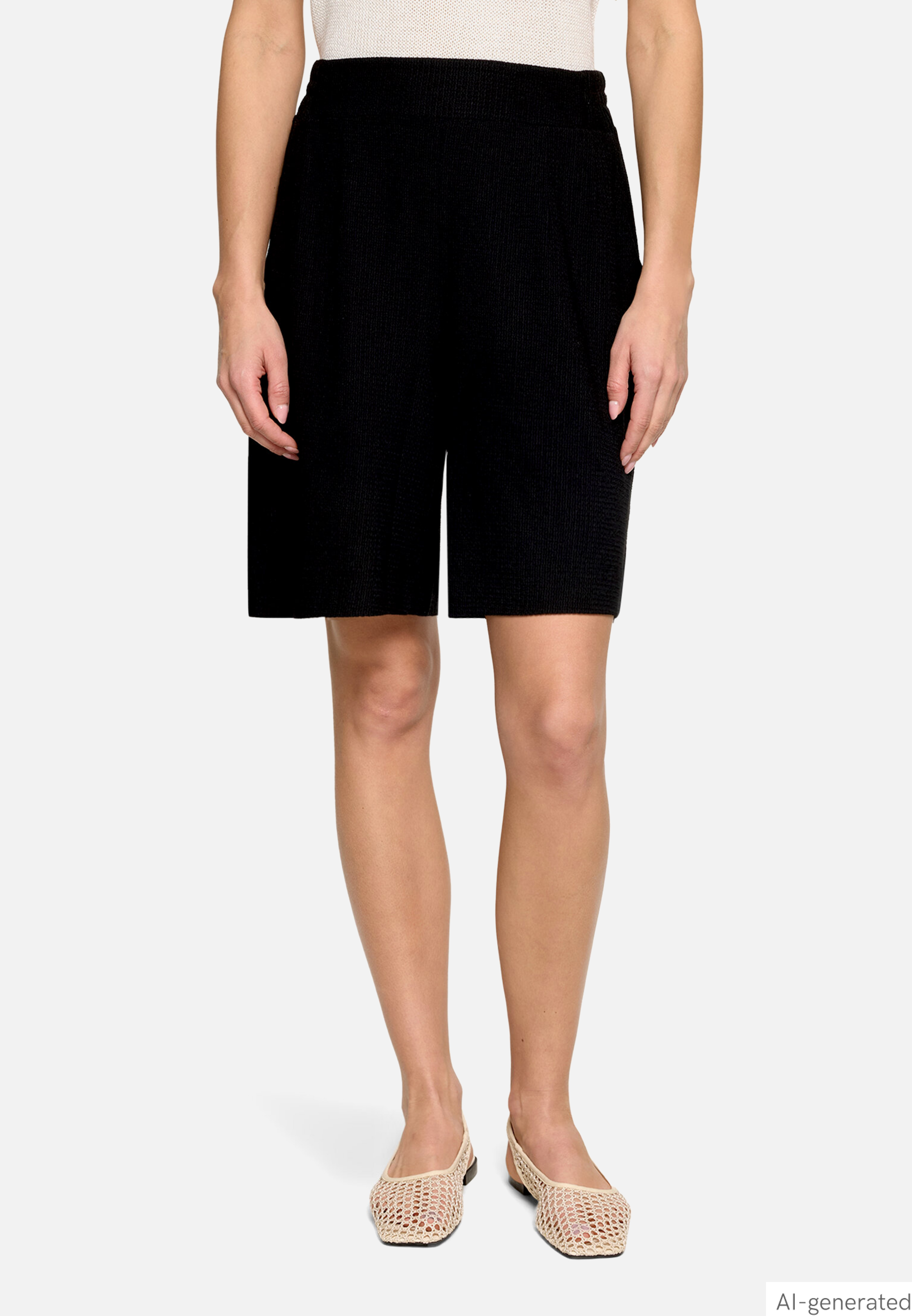 Bermuda-Shorts mit elastischem Bund