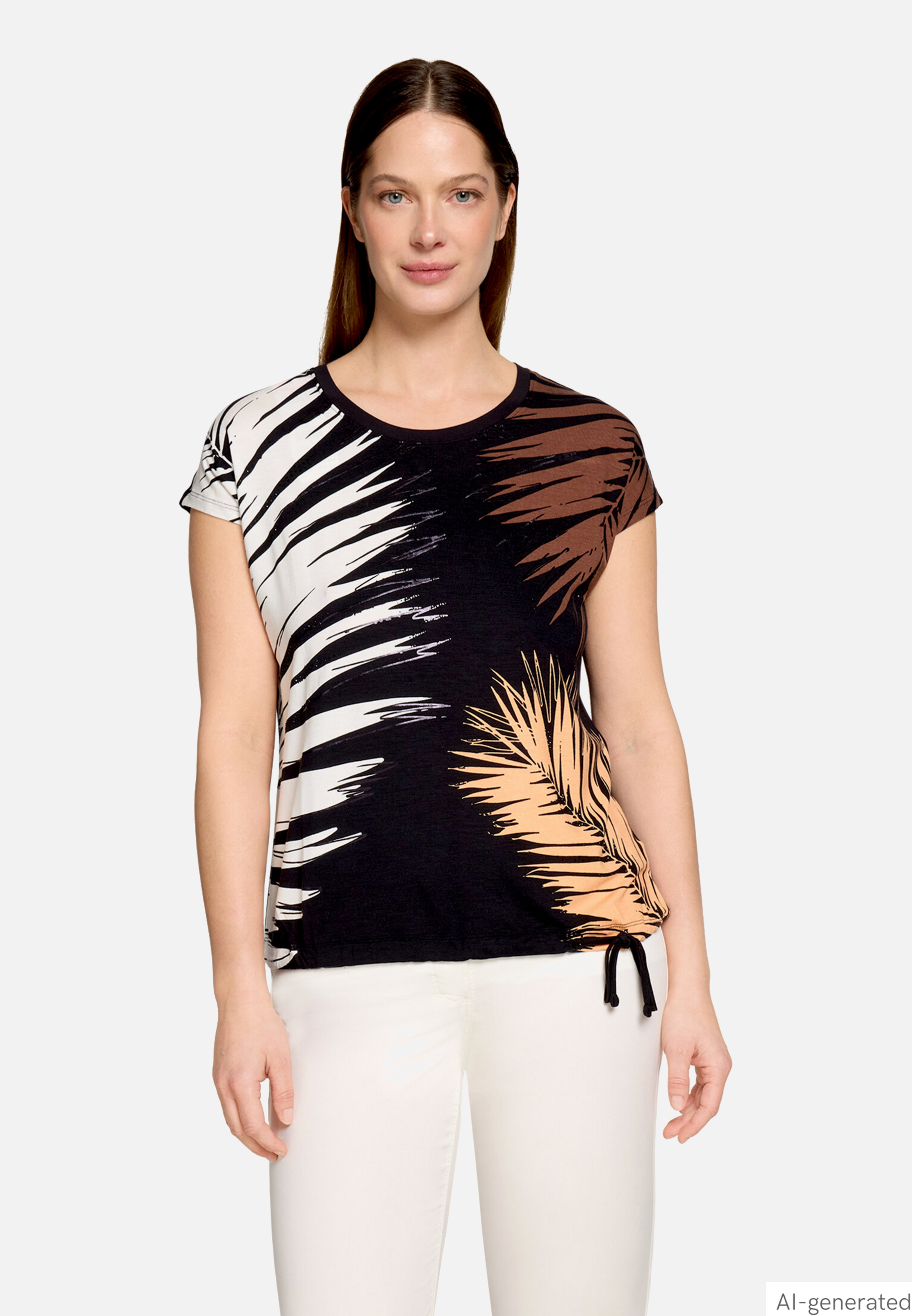 Casual-Shirt mit Tunnelzug