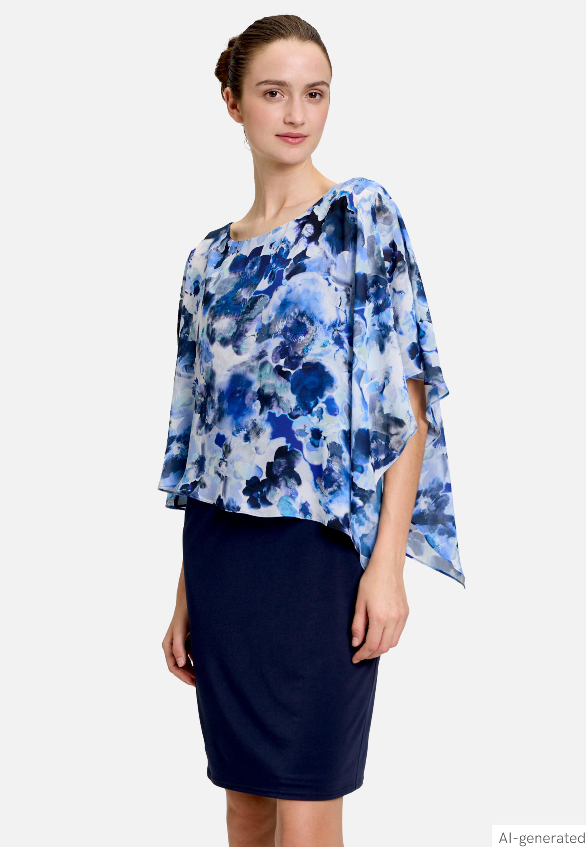 Cocktailkleid mit Blumenprint