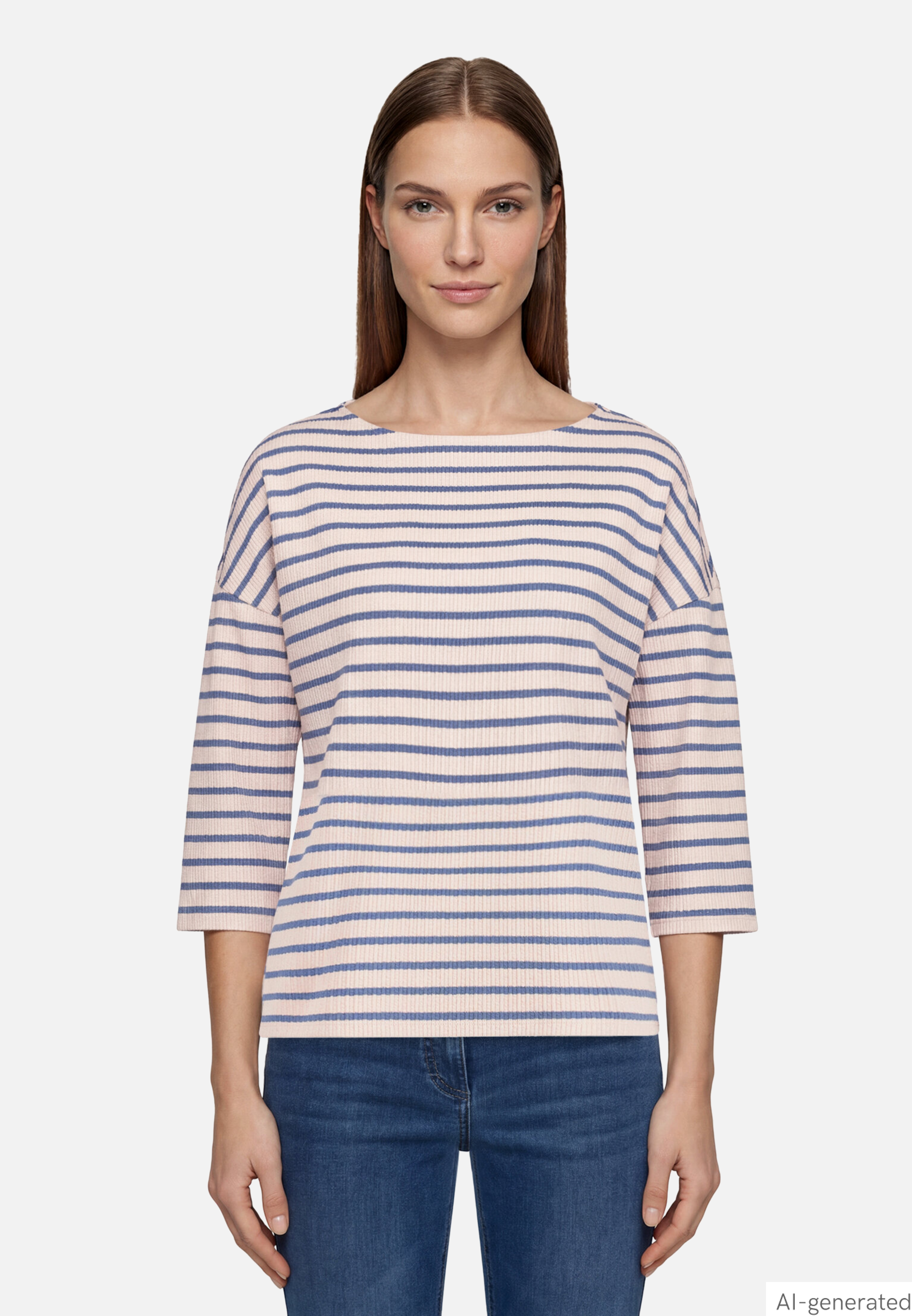Oversized-Shirt mit Streifen
